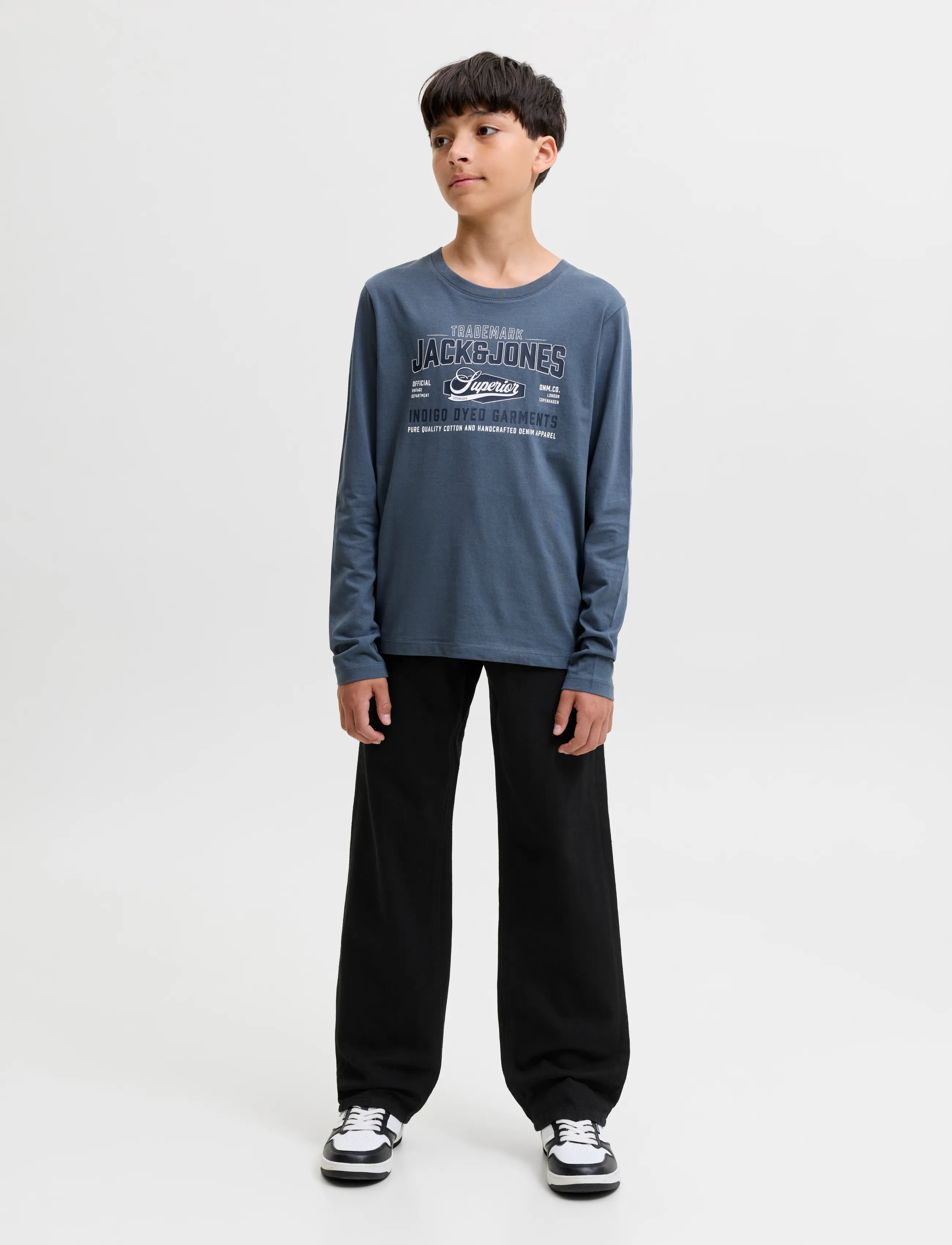 Jack & Jones - JJICHRIS JJORIGINAL SQ 740 SN JNR - loose jeans - black denim - 4