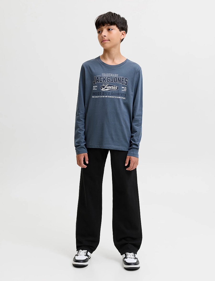 Jack & Jones - JJICHRIS JJORIGINAL SQ 740 SN JNR - loose jeans - black denim - 4