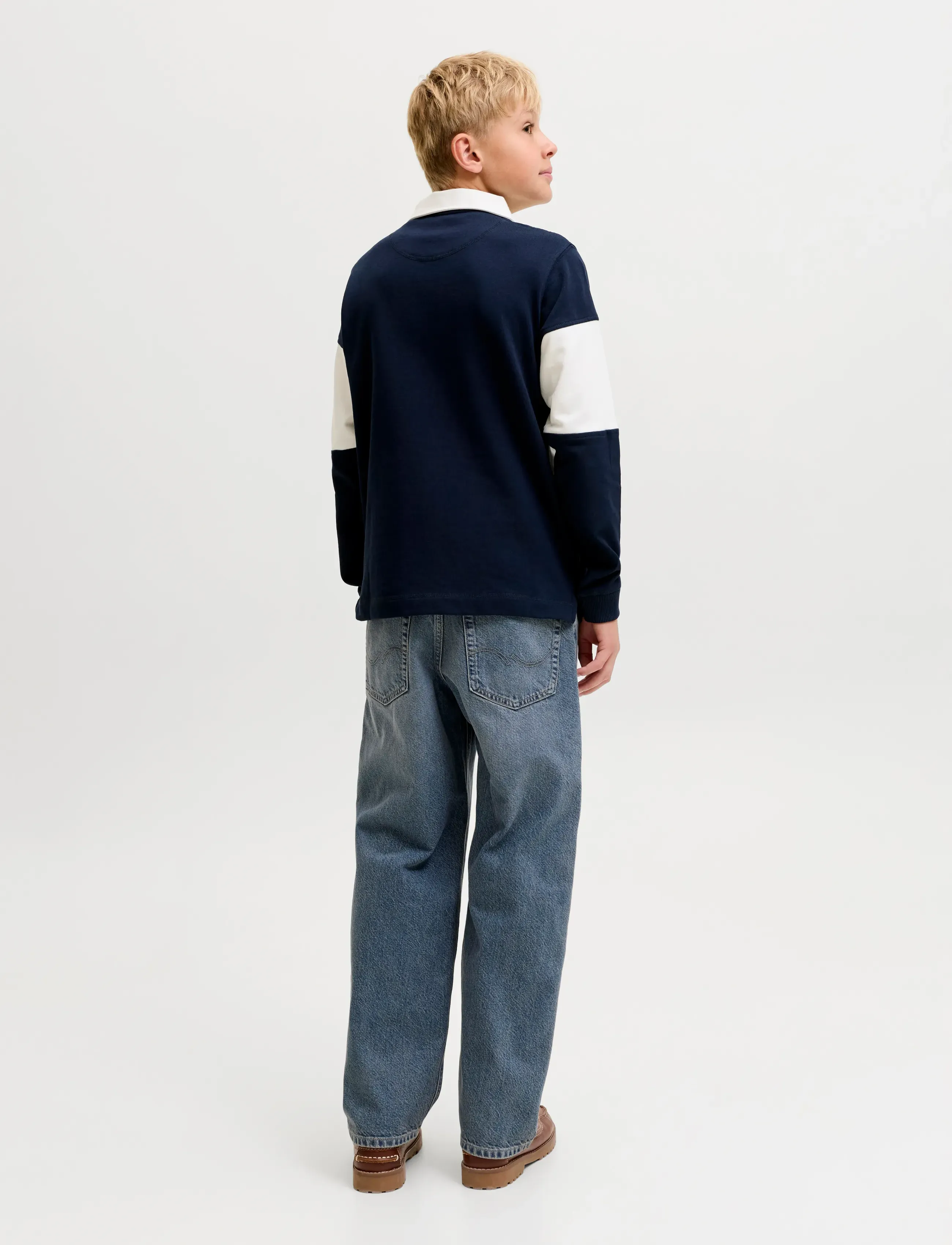 Jack & Jones - JJIALEX JJORIGINAL SQ 032 SN JNR - loose jeans - blue denim - 3