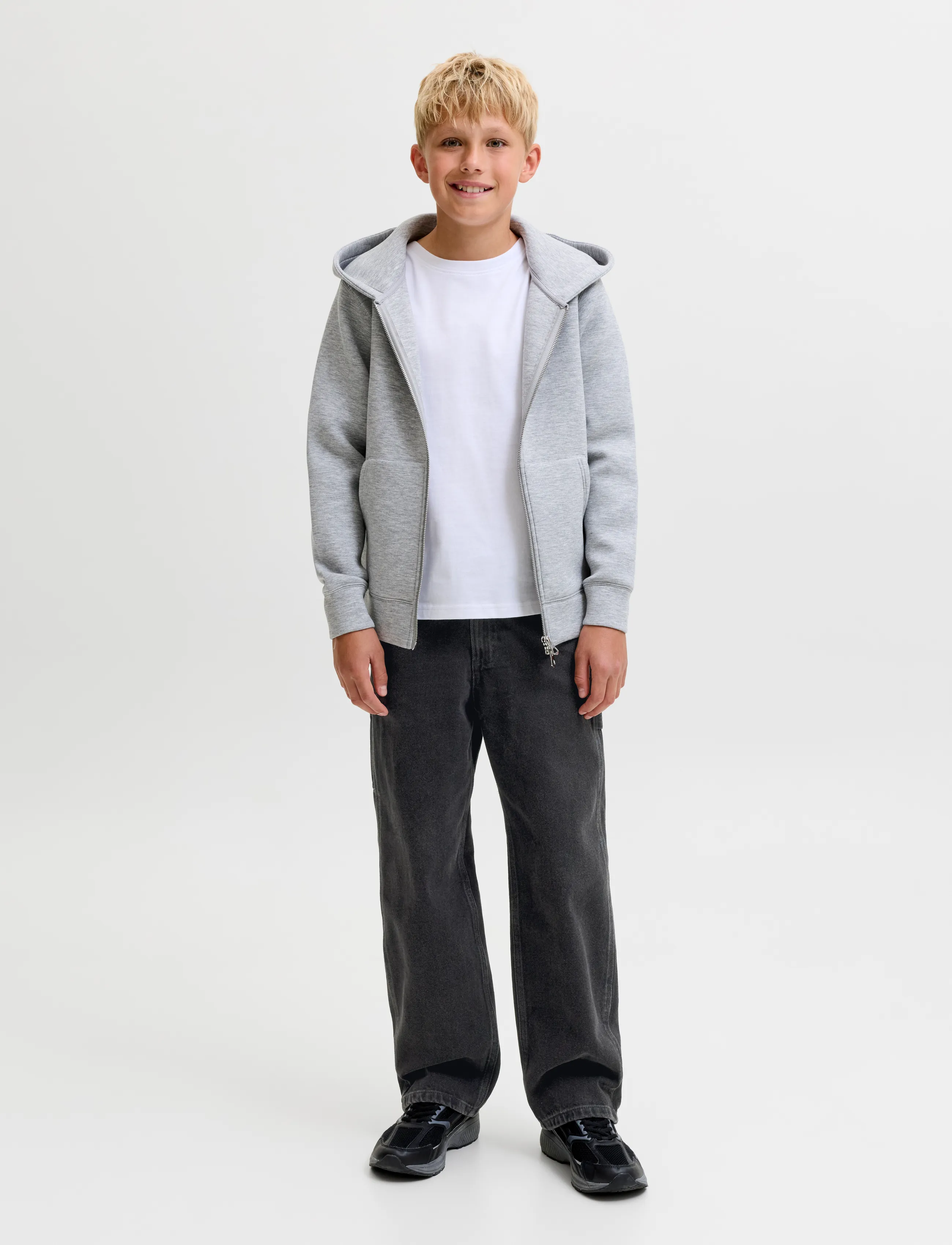 Jack & Jones - JJIALEX JJCARPENTER AT 562 JNR - black denim - 4