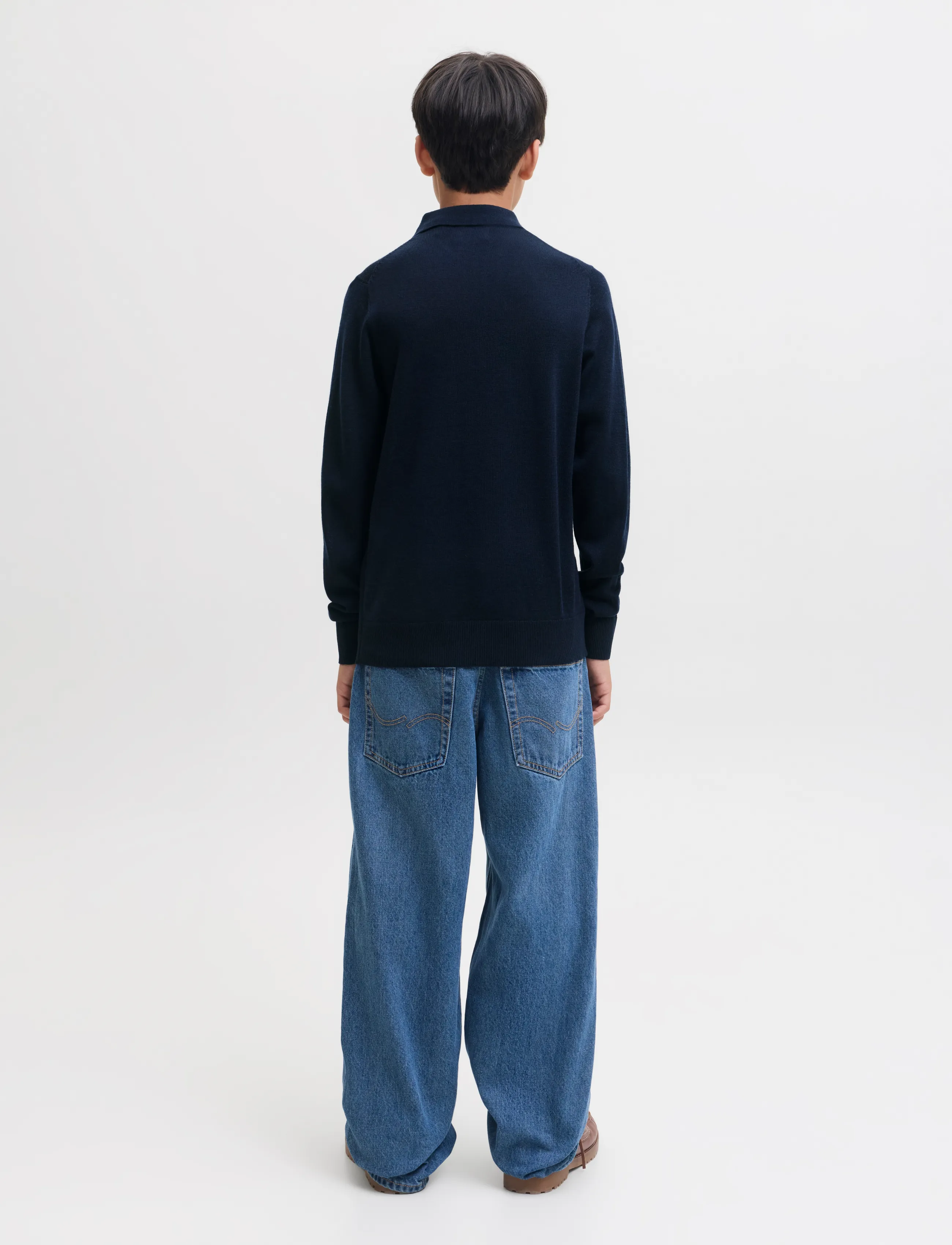 Jack & Jones - JPRBLAMERINO KNIT POLO JNR - night sky - 2