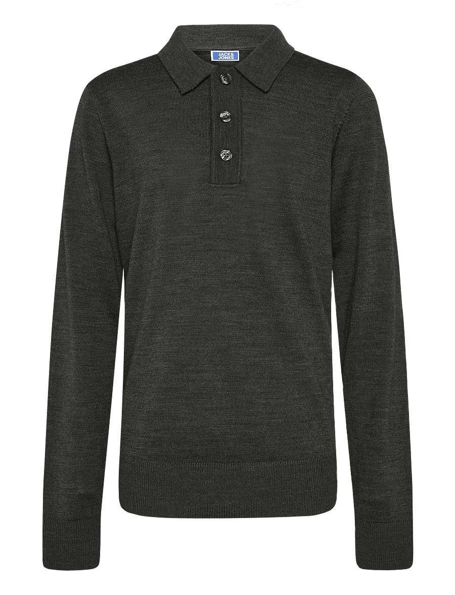Jack & Jones - JPRBLAMERINO KNIT POLO JNR - långärmade pikéer - rosin - 0