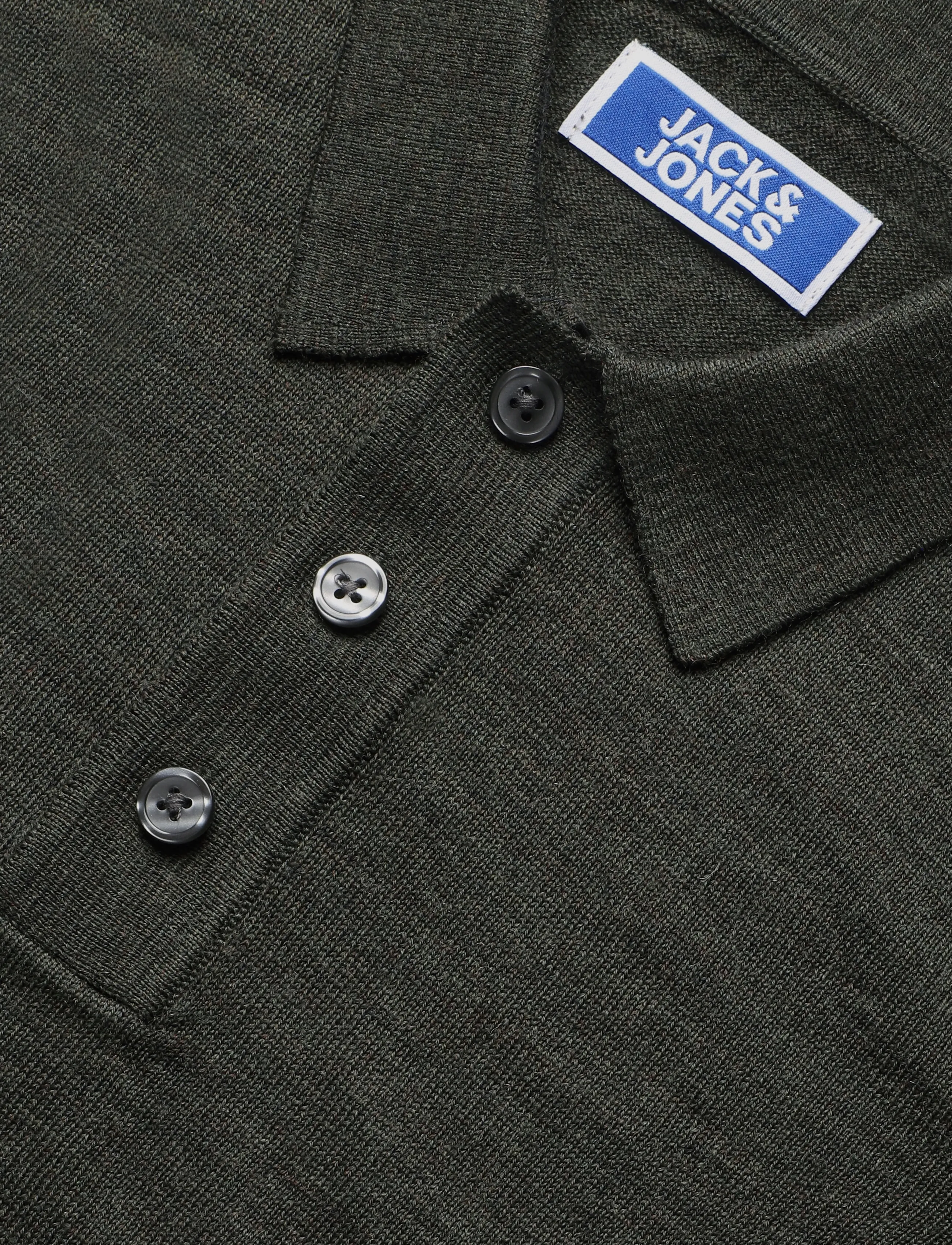 Jack & Jones - JPRBLAMERINO KNIT POLO JNR - långärmade pikéer - rosin - 2