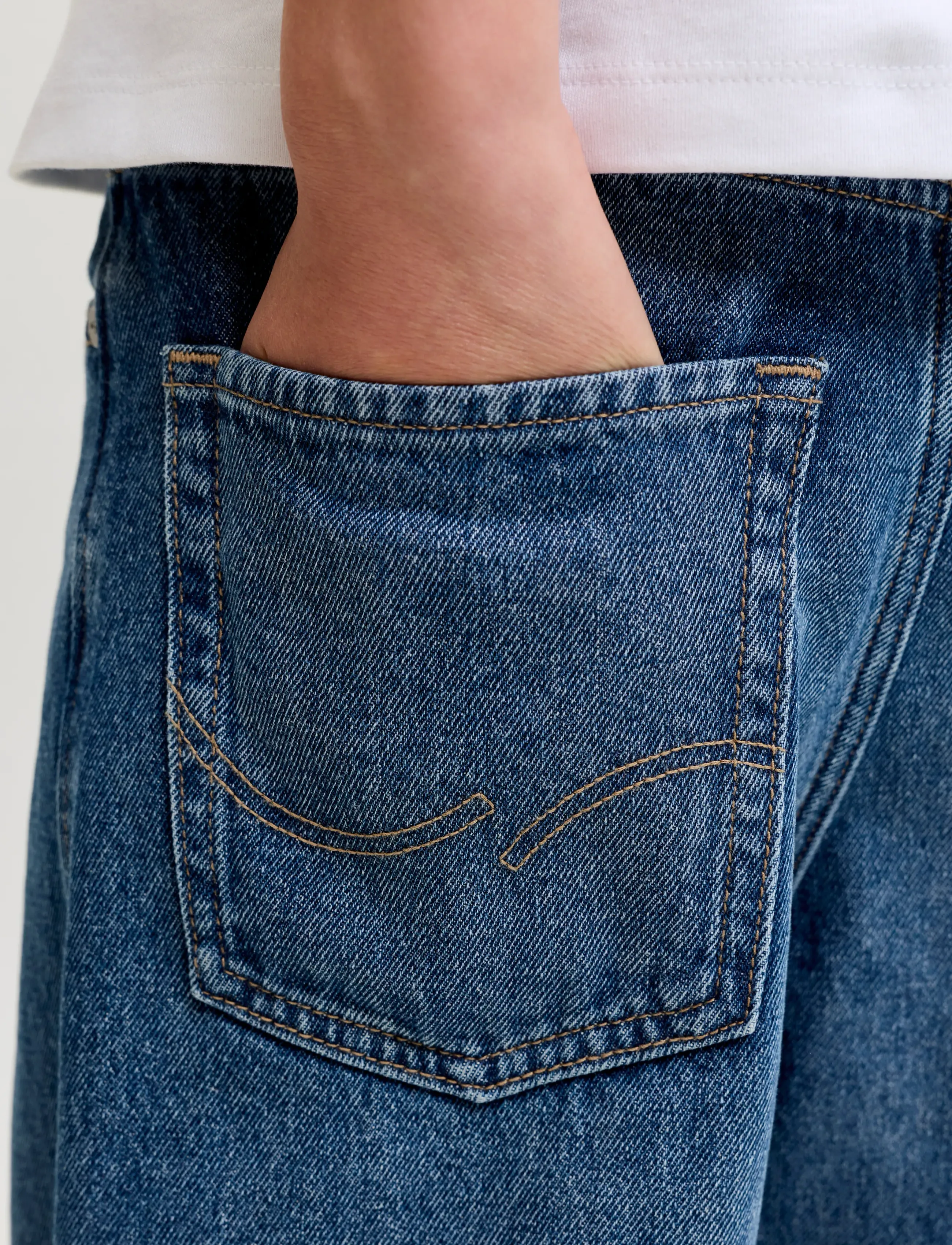 Jack & Jones - JJIALEX JJORIGINAL AKM 367 NOOS JNR - loose jeans - blue denim - 5