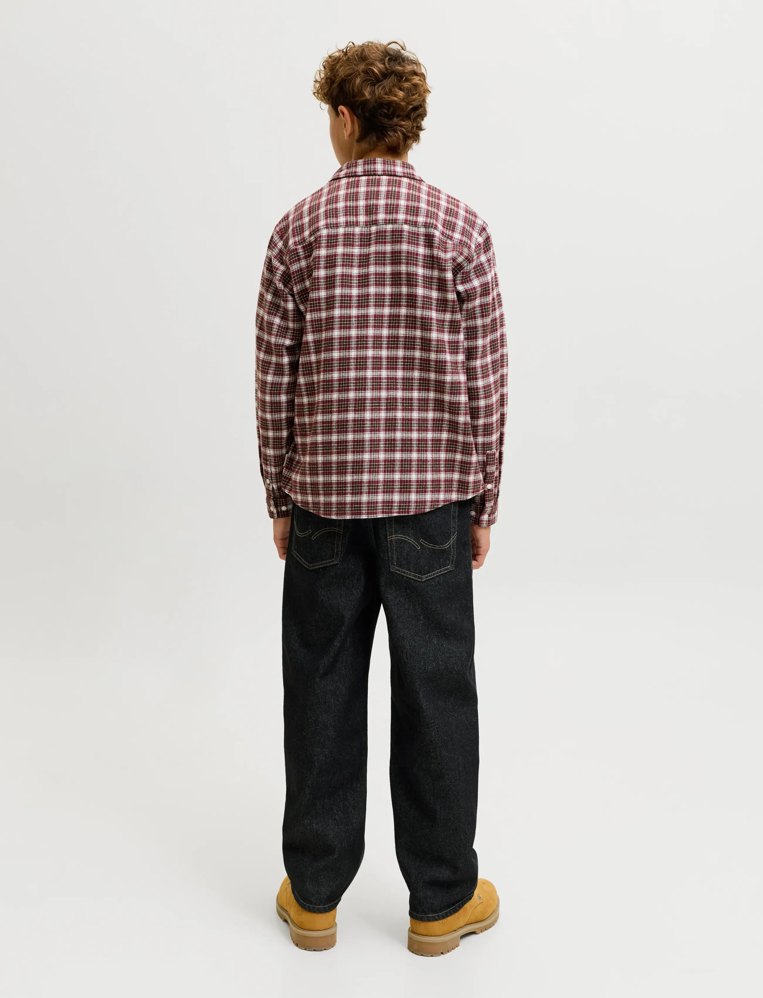 Jack & Jones - JJIALEX JJORIGINAL AKM 368 SN JNR - loose jeans - black denim - 3