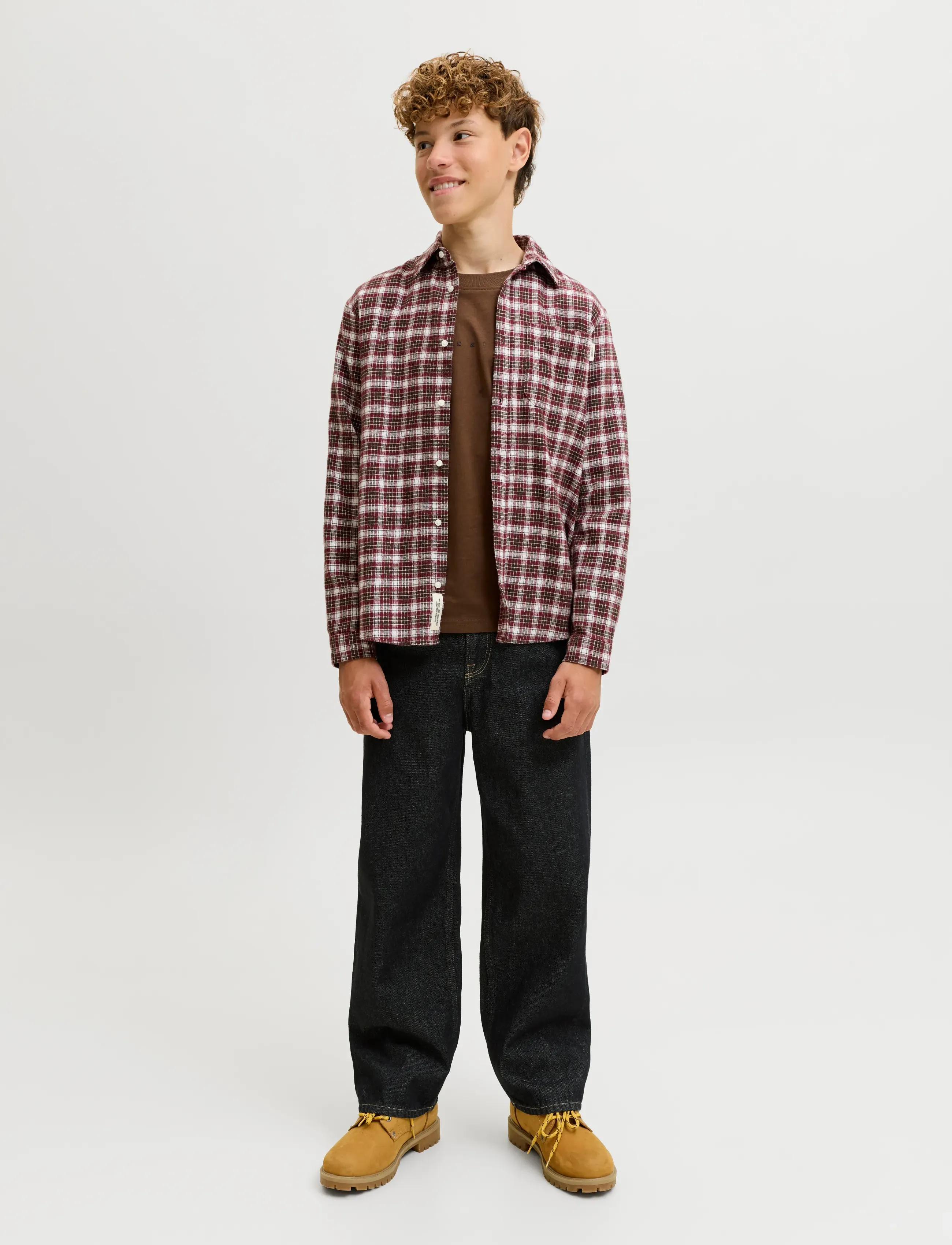 Jack & Jones - JJIALEX JJORIGINAL AKM 368 SN JNR - loose jeans - black denim - 4