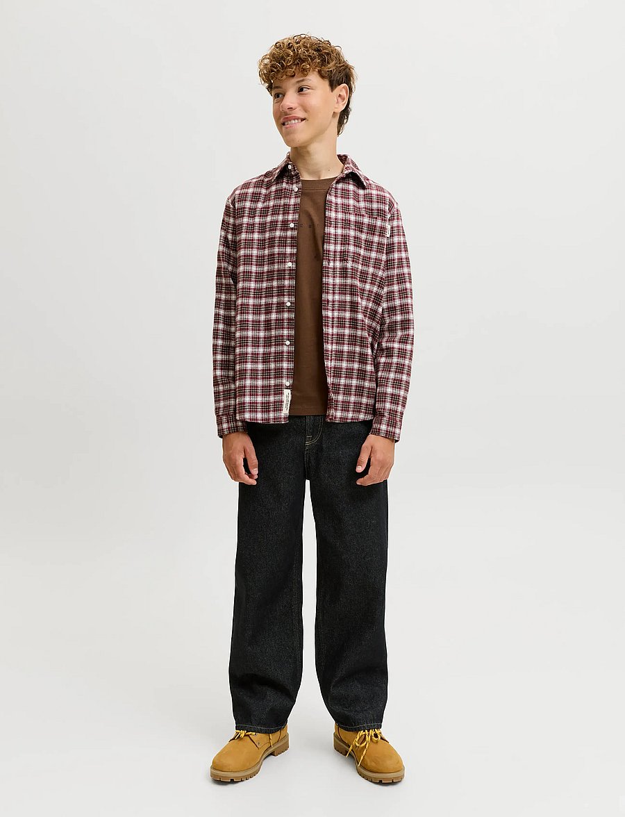 Jack & Jones - JJIALEX JJORIGINAL AKM 368 SN JNR - loose jeans - black denim - 4