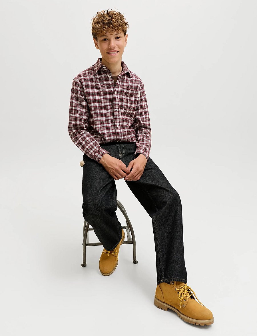 Jack & Jones - JJIALEX JJORIGINAL AKM 368 SN JNR - loose jeans - black denim - 5