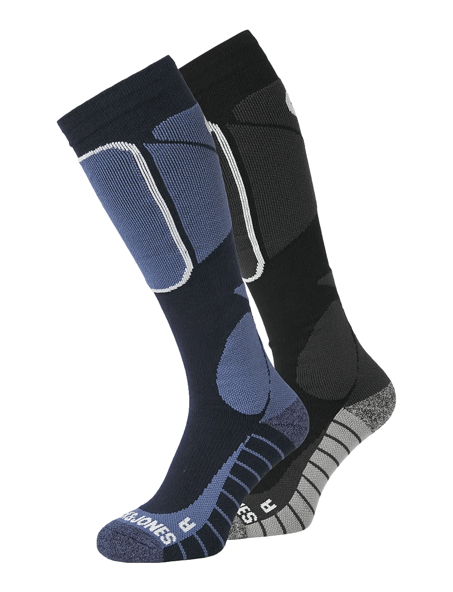 Jack & Jones - JACSKI SOCKS 2 PACK SKI AW26 JNR - strümpfe - sky captain - 0