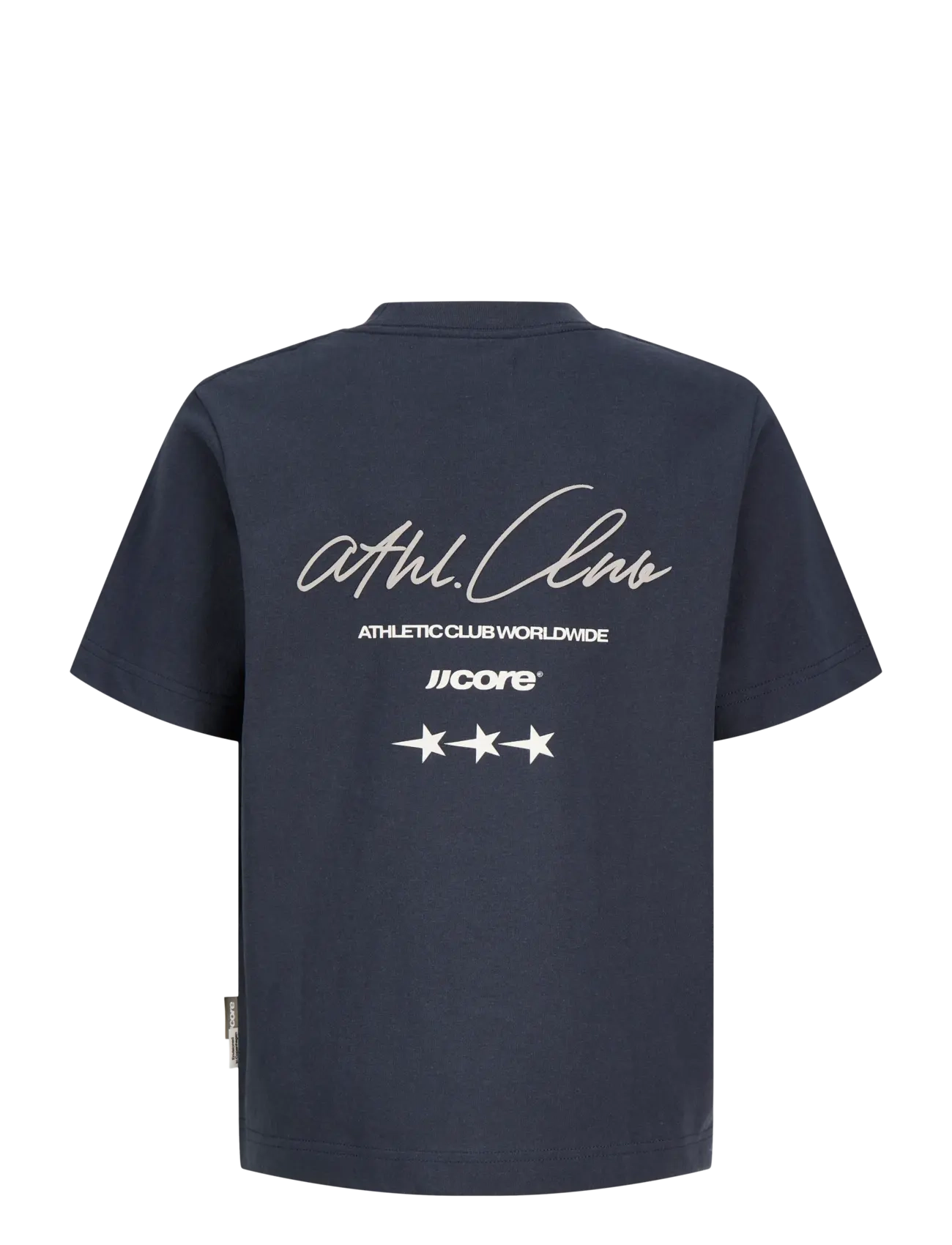 Jack & Jones - JCOCLUB BACK SCRIPT TEE SS CN SN JNR - outer space - 2