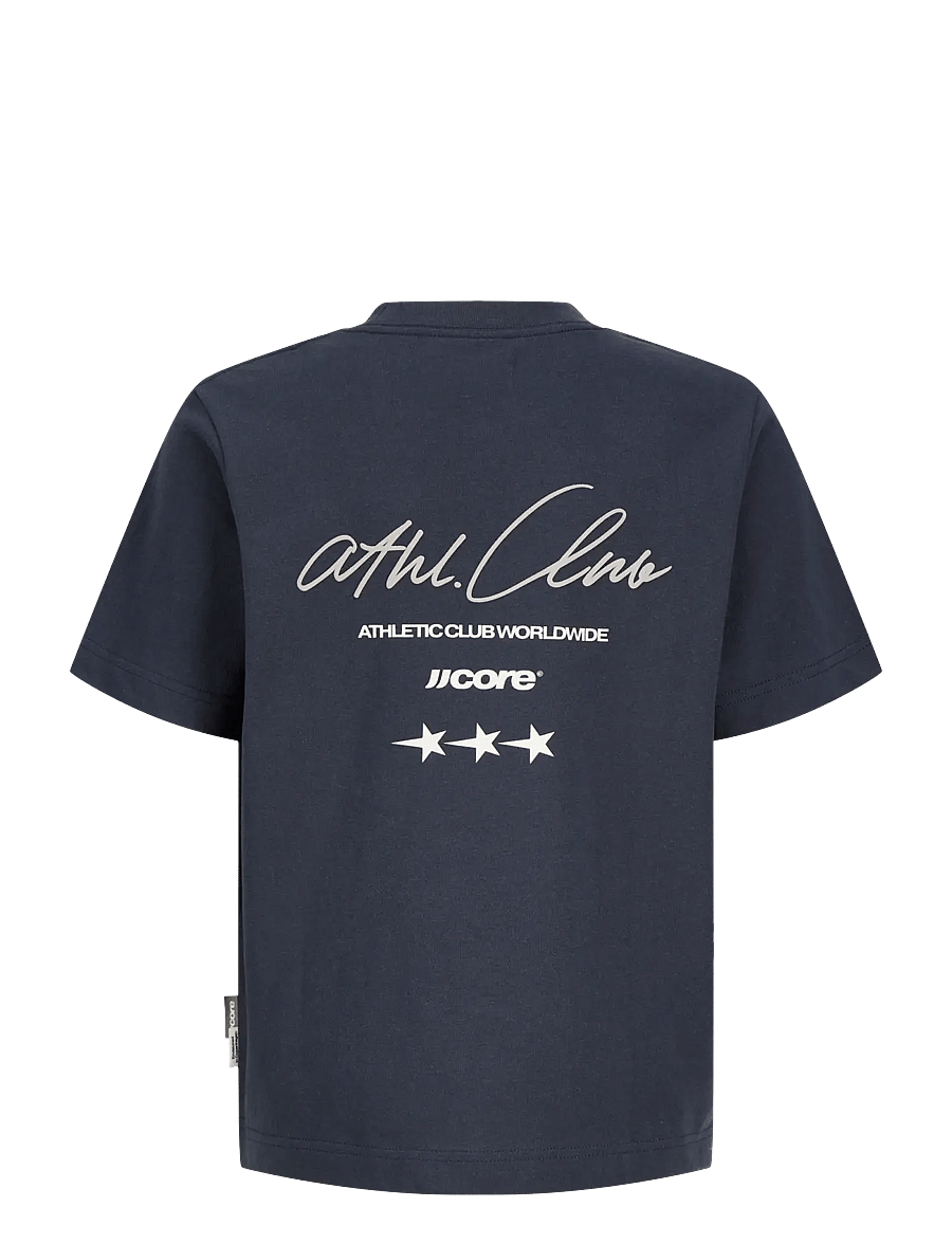 Jack & Jones - JCOCLUB BACK SCRIPT TEE SS CN SN JNR - outer space - 2