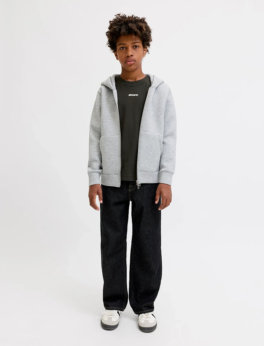 Jack & Jones - JCOCLUB BACK SCRIPT TEE SS CN SN JNR - peat - 4