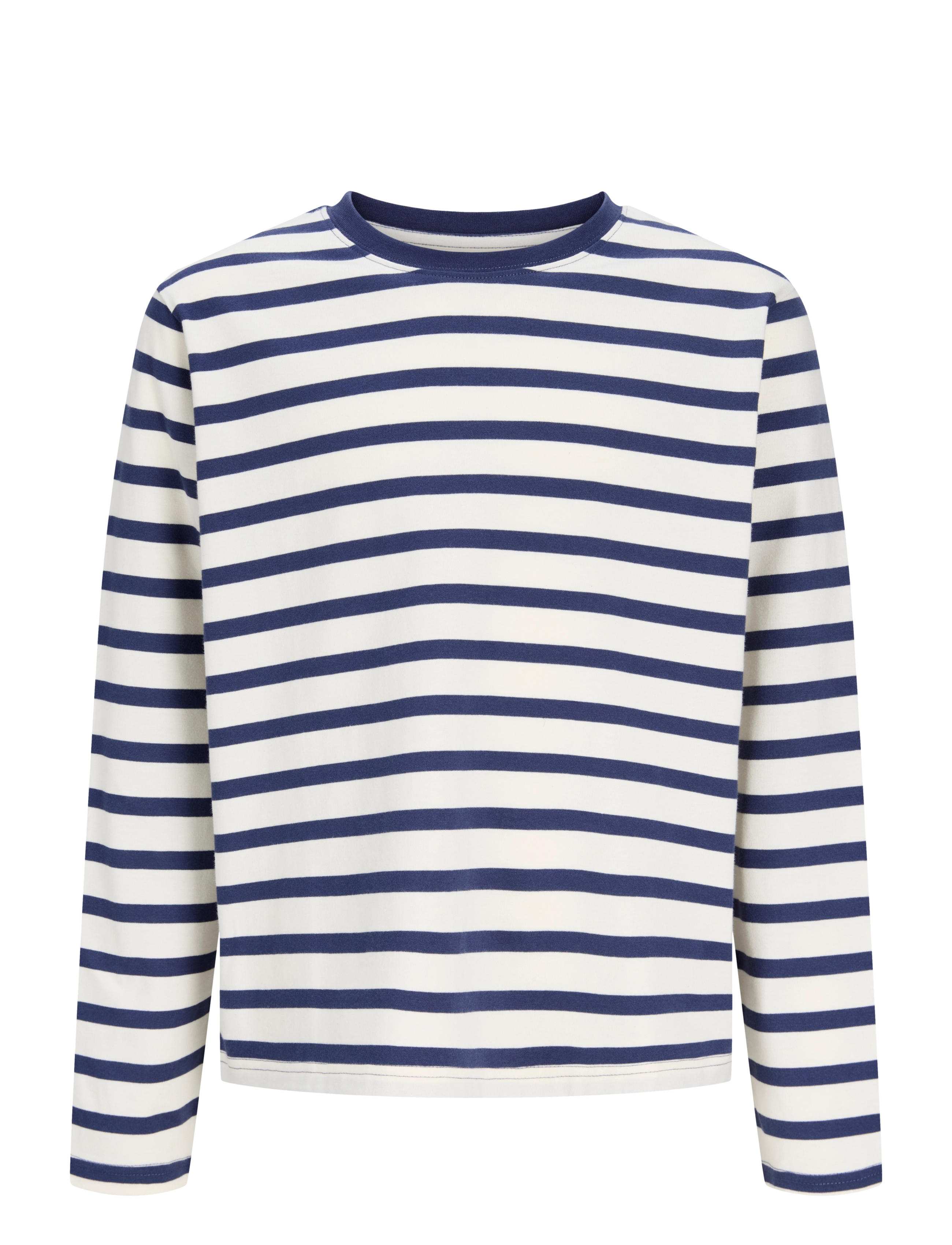Jack & Jones JORNORREBRO STRIPE TEE LS CREW NECK JNR - Inspiration - CROWN BLUE / navy