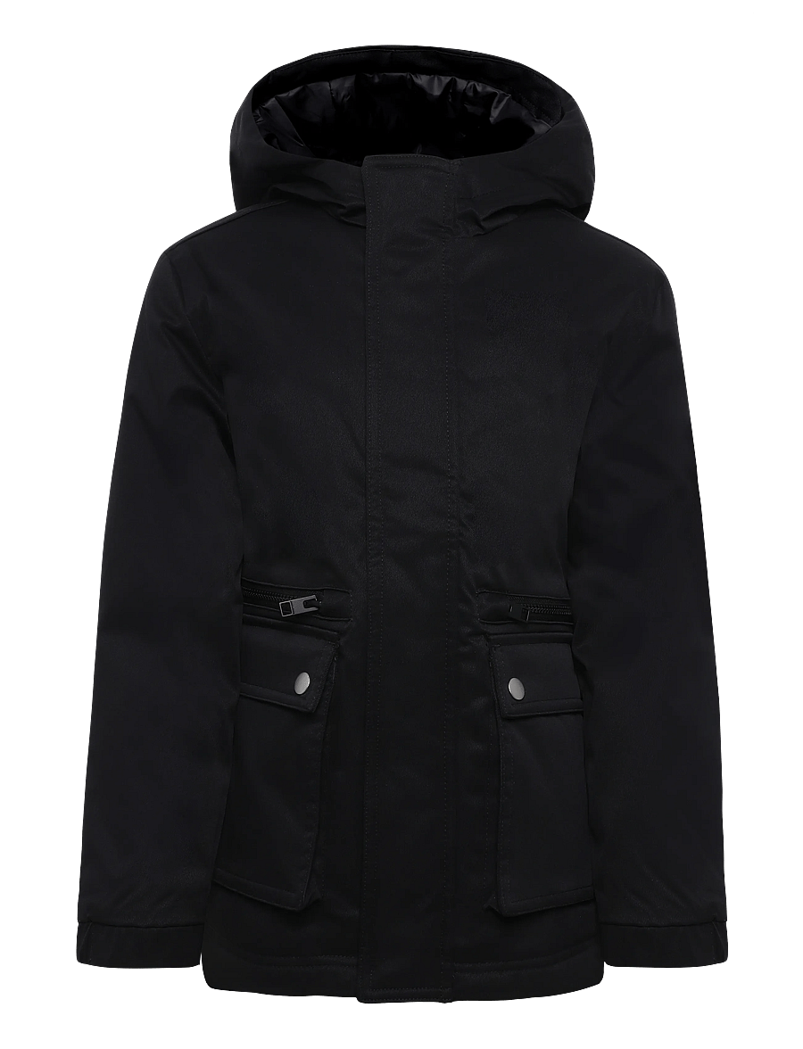 Jack & Jones - JJEWOLF PARKA JACKET SN JNR - thermo-jacken - black - 0