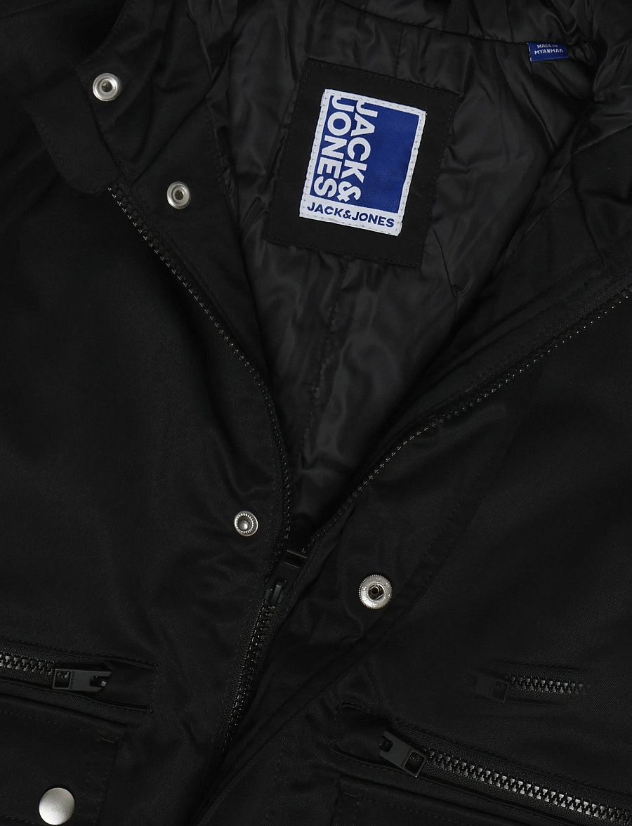 Jack & Jones - JJEWOLF PARKA JACKET SN JNR - thermo-jacken - black - 2