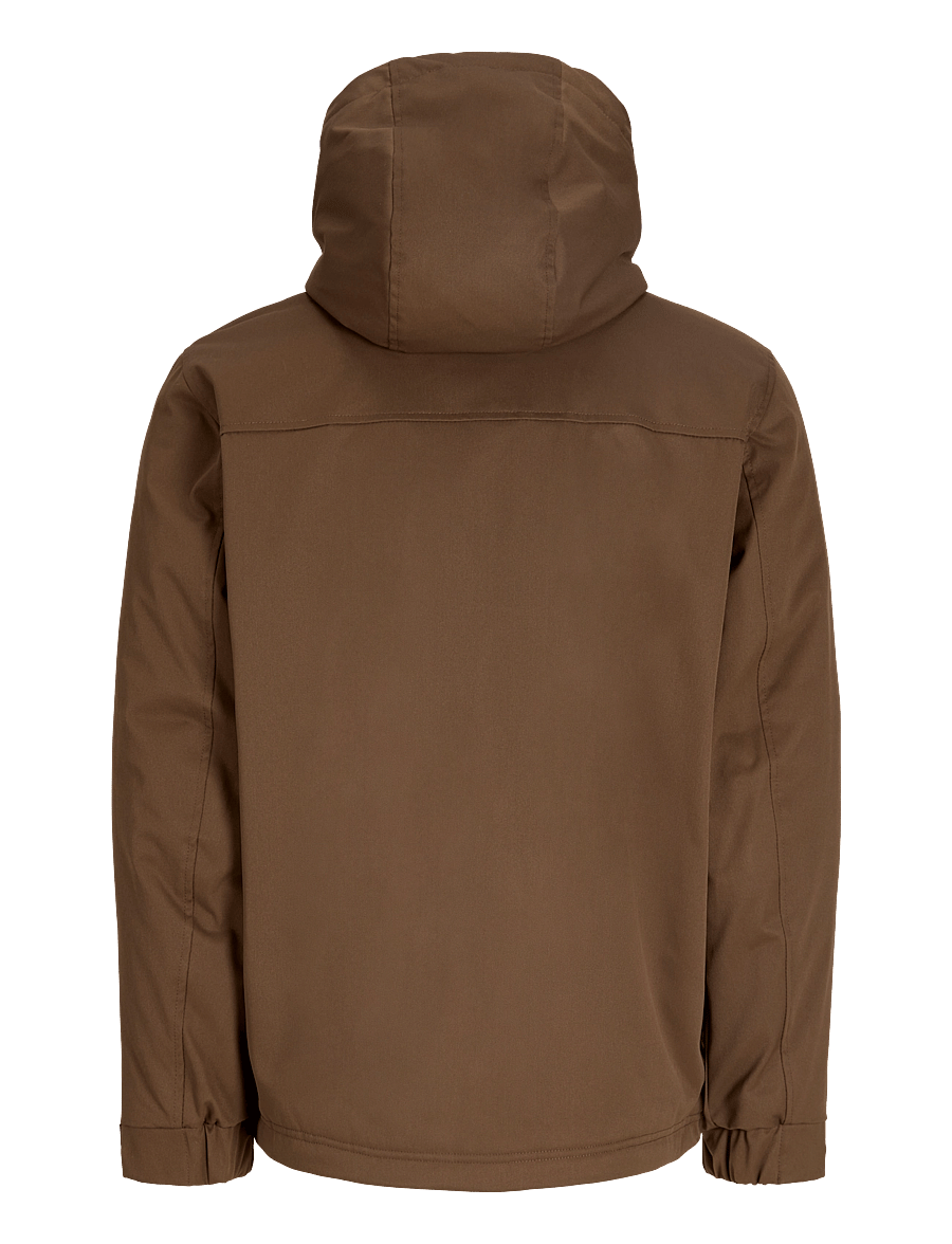 Jack & Jones - JJEWOLF PARKA JACKET SN JNR - daunen- und steppjacken - cocoa - 1