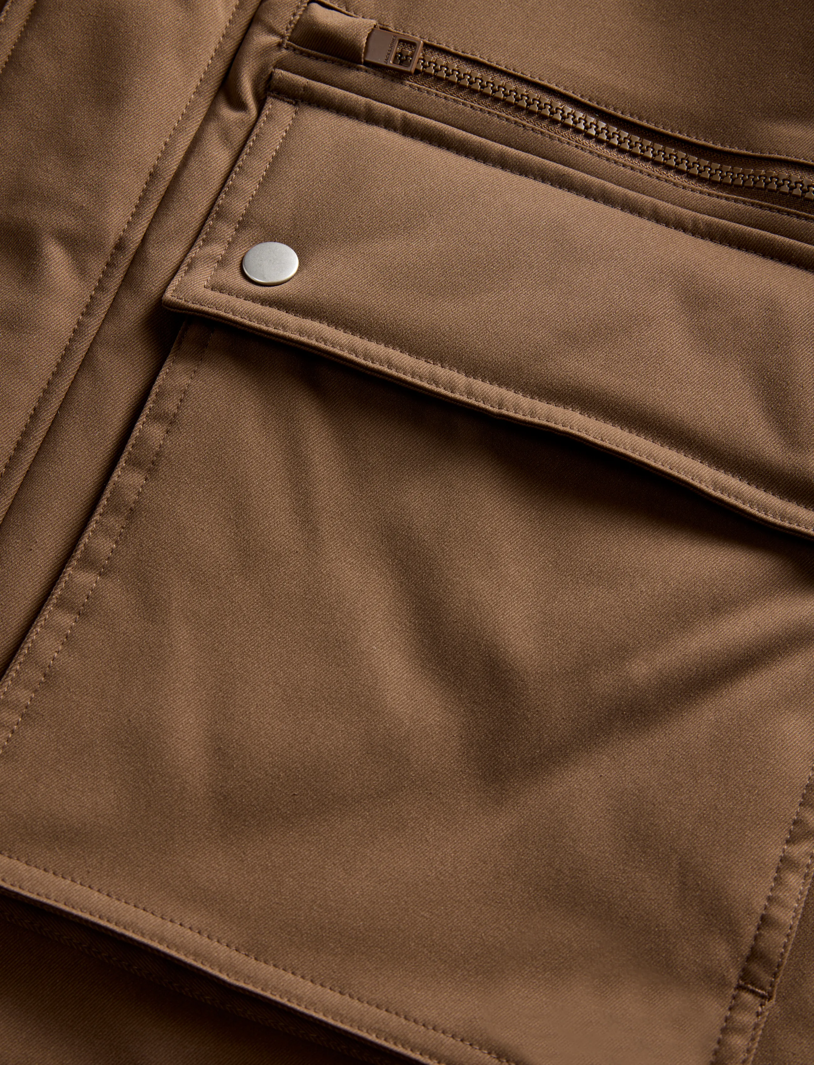 Jack & Jones - JJEWOLF PARKA JACKET SN JNR - daunen- und steppjacken - cocoa - 2