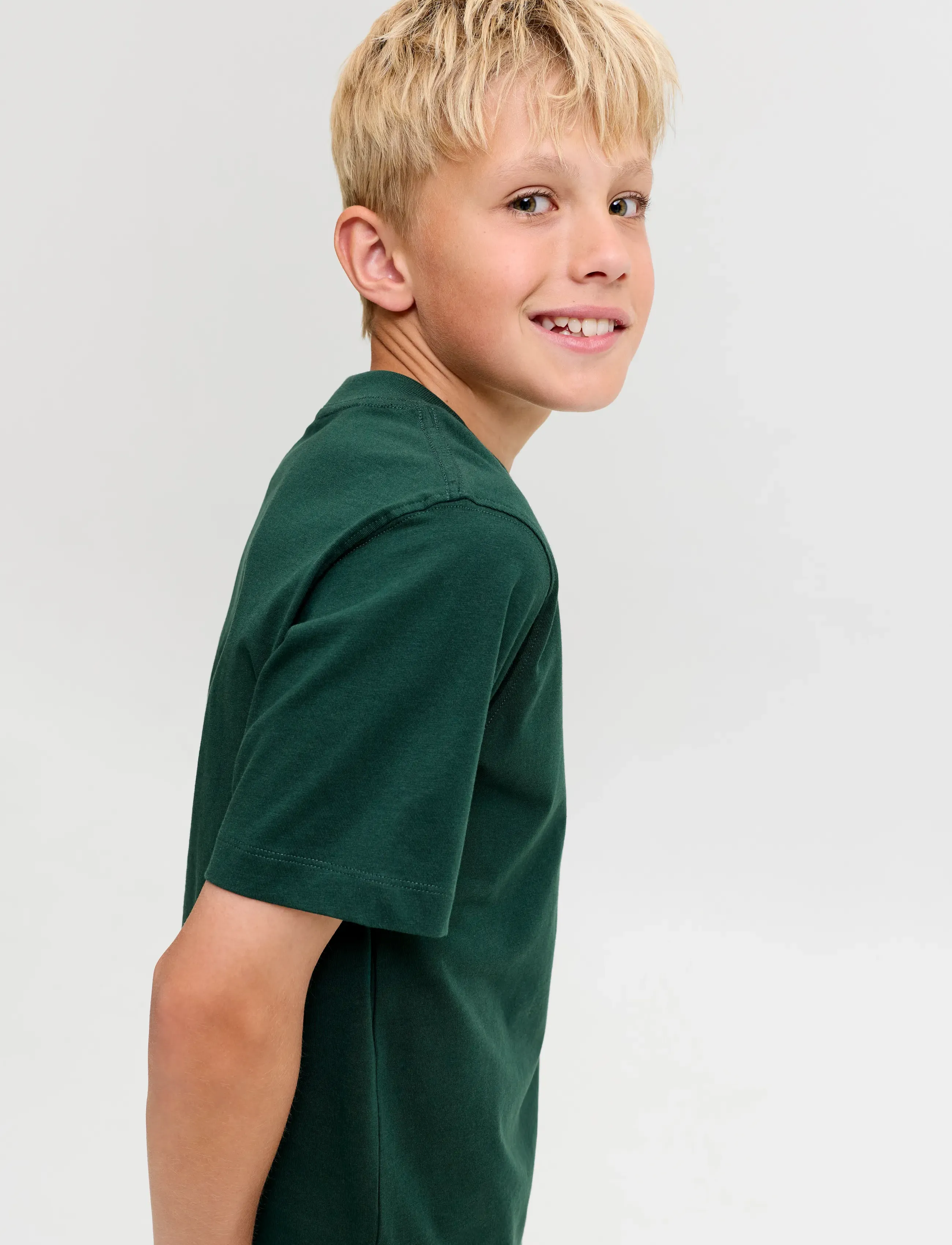 Jack & Jones - JORFREDERIKSBERG MONOGRAM TEE SS CN JNR - pine grove - 5