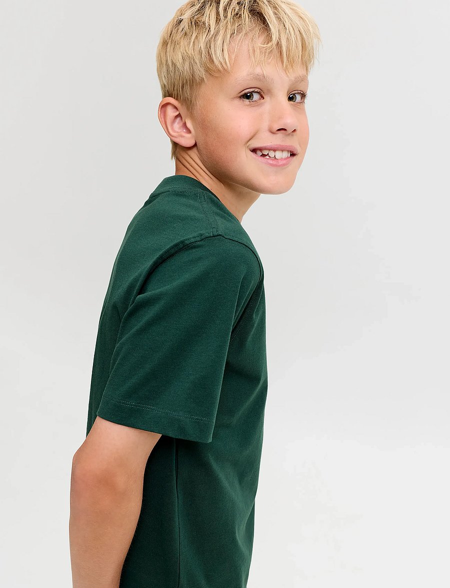 Jack & Jones - JORFREDERIKSBERG MONOGRAM TEE SS CN JNR - pine grove - 5
