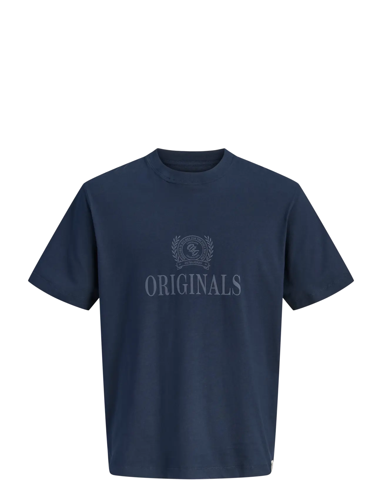 Jack & Jones JORFREDERIKSBERG MONOGRAM TEE SS CN JNR - Kortærmede T-shirts - SKY CAPTAIN / navy