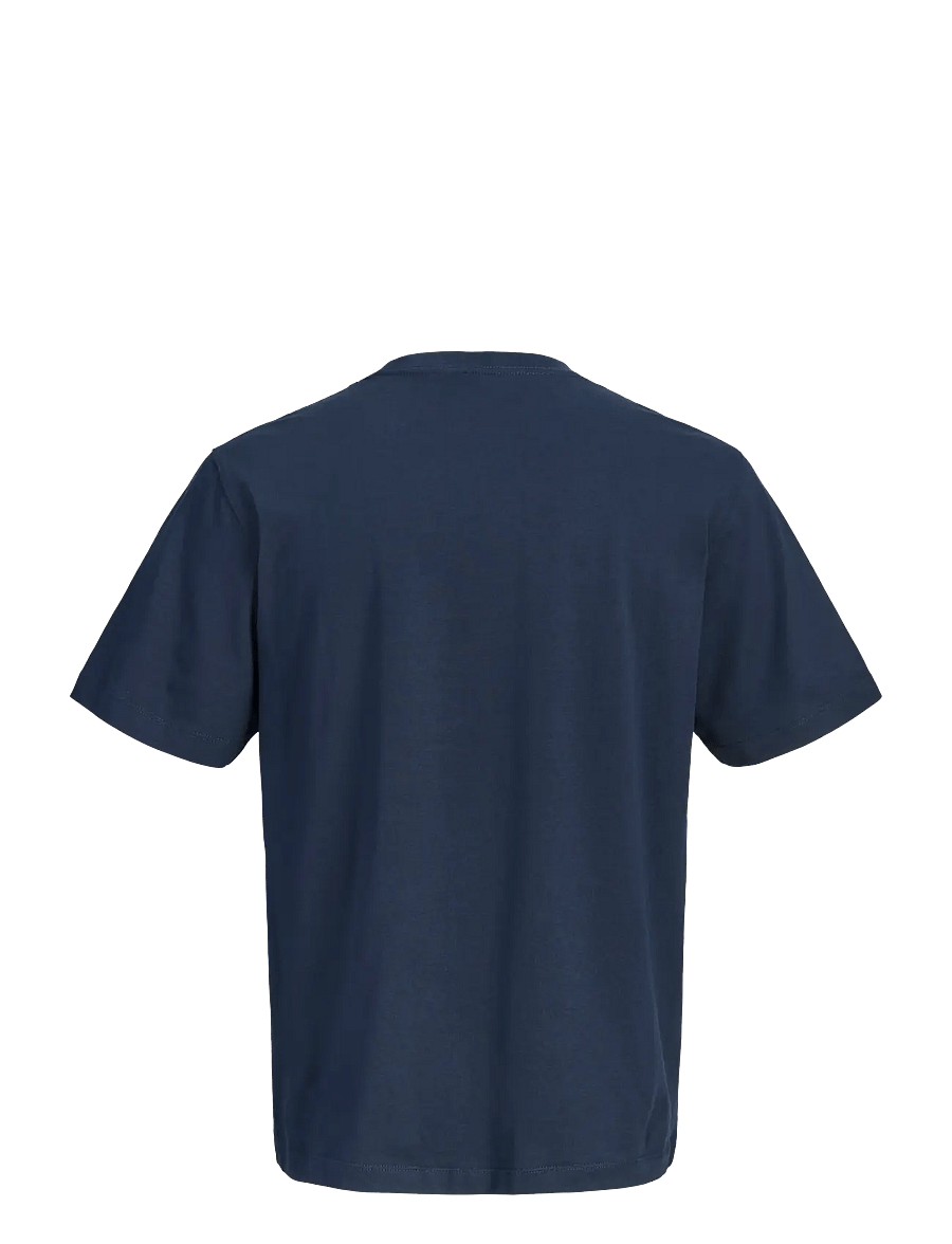 Jack & Jones - JORFREDERIKSBERG MONOGRAM TEE SS CN JNR - kortærmede t-shirts - sky captain - 2