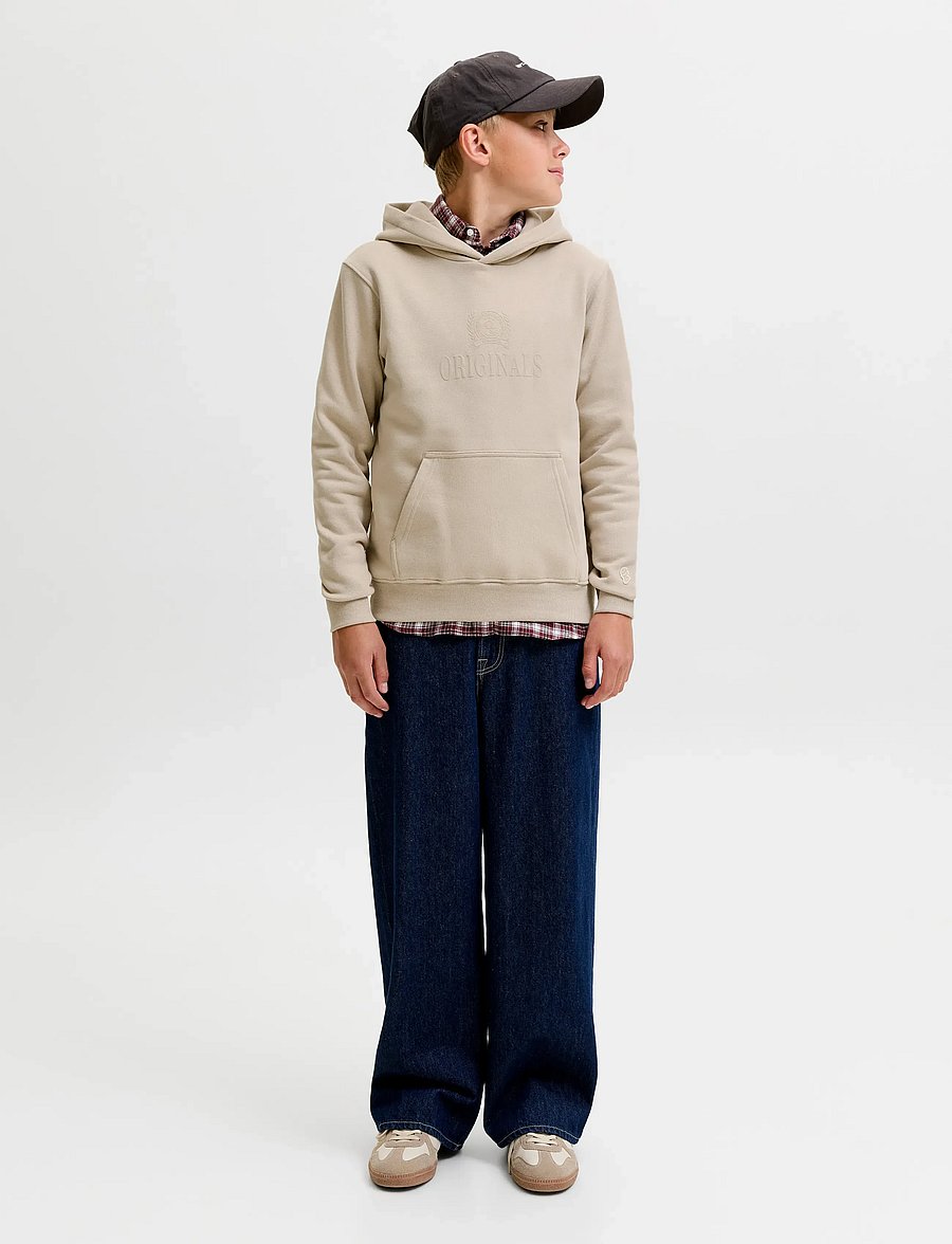 Jack & Jones - JORFREDERIKSBERG MONOGRAM SWEAT HOOD JN - feather gray - 4