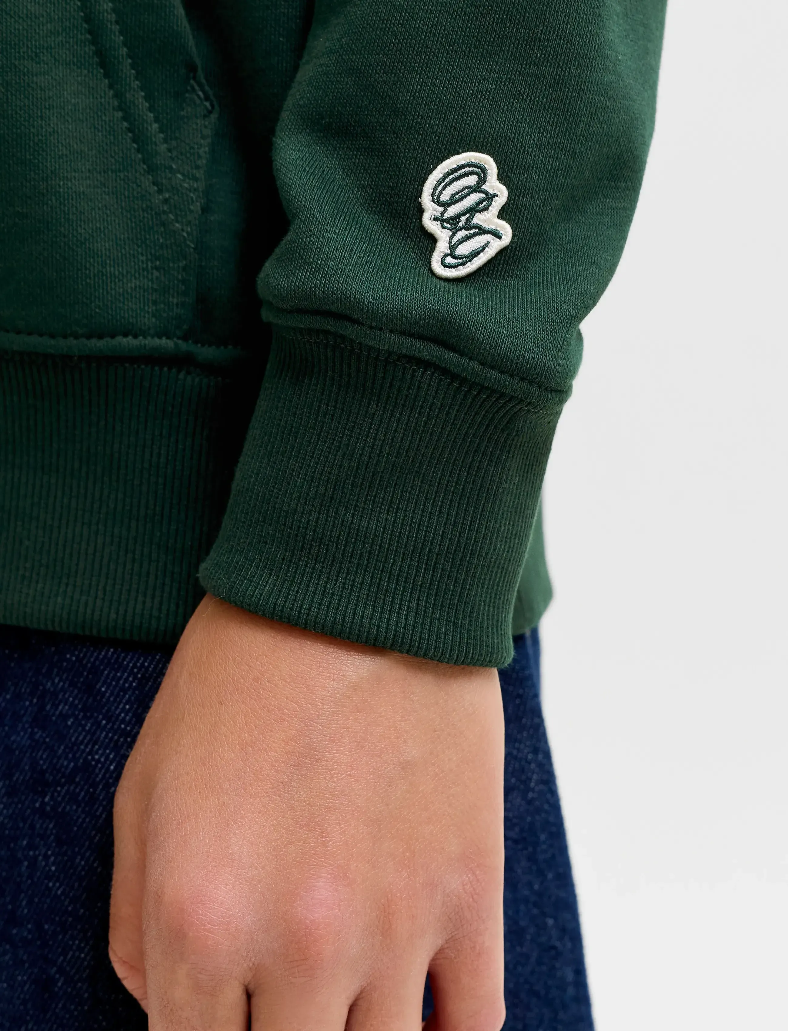 Jack & Jones - JORFREDERIKSBERG MONOGRAM SWEAT HOOD JN - kapuutsiga pusad - pine grove - 5