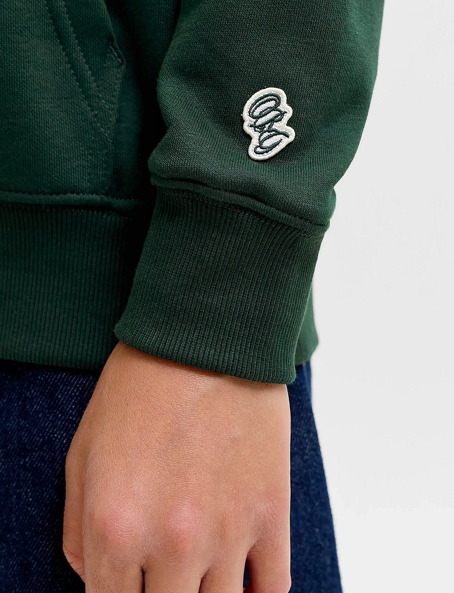 Jack & Jones - JORFREDERIKSBERG MONOGRAM SWEAT HOOD JN - kapuutsiga pusad - pine grove - 5
