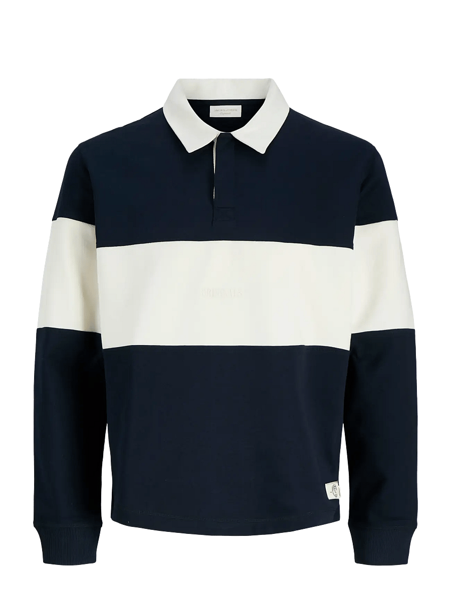 Jack & Jones - JORFREDERIKSBERG BLOCKING SWEAT POLO JNR - sky captain - 1