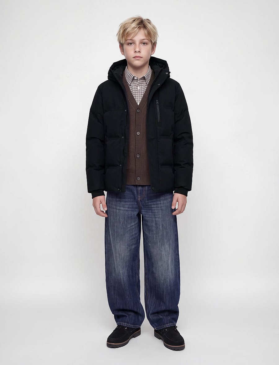 Jack & Jones - JCOTRACE ALPHA PUFFER JACKET JNR - termojackor - black - 4