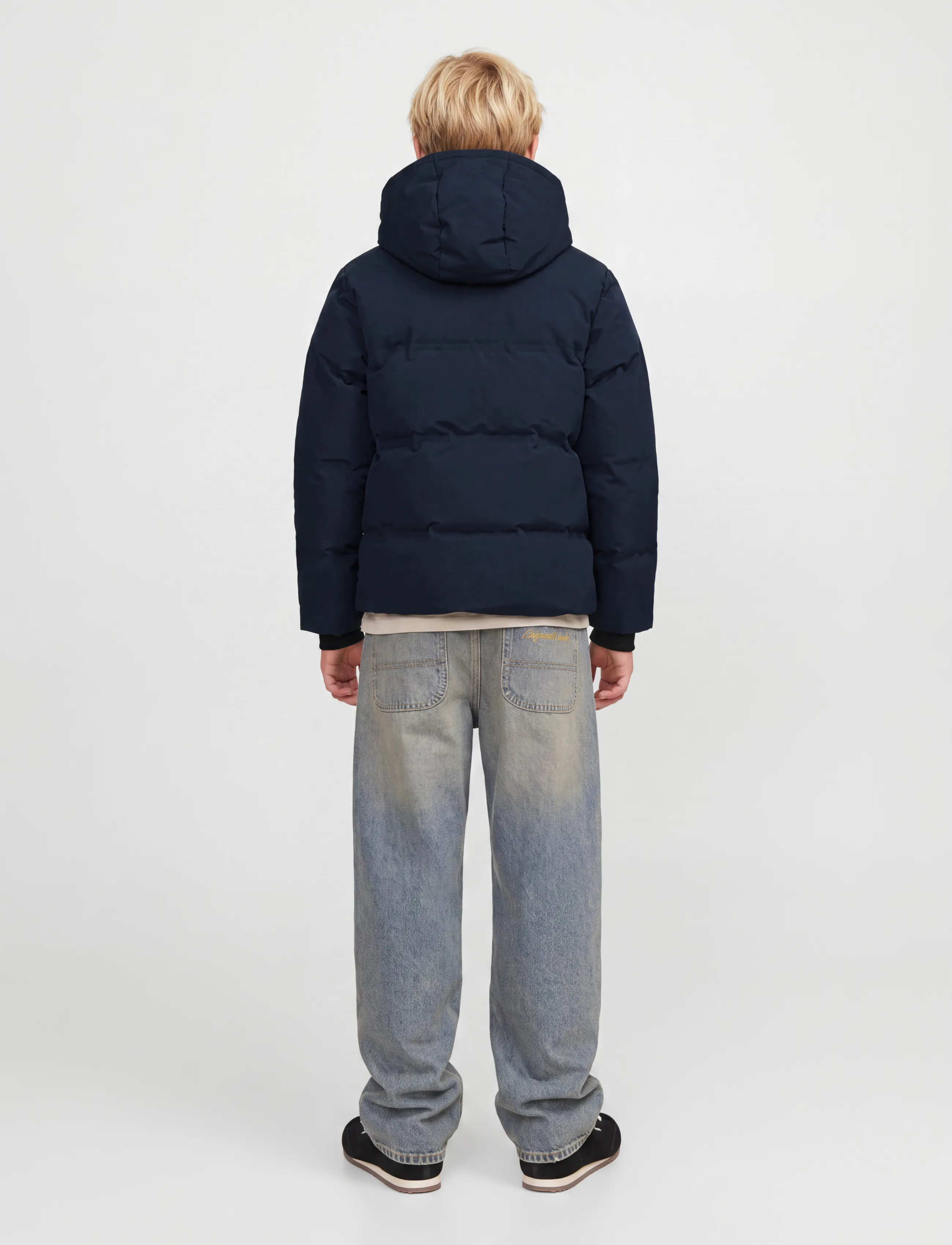Jack & Jones - JCOTRACE ALPHA PUFFER JACKET JNR - herbstjacken - sky captain - 2