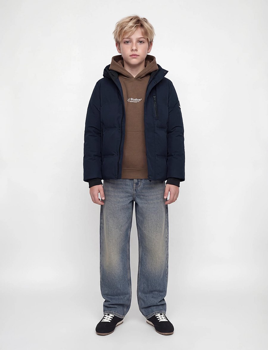 Jack & Jones - JCOTRACE ALPHA PUFFER JACKET JNR - termojackor - sky captain - 4