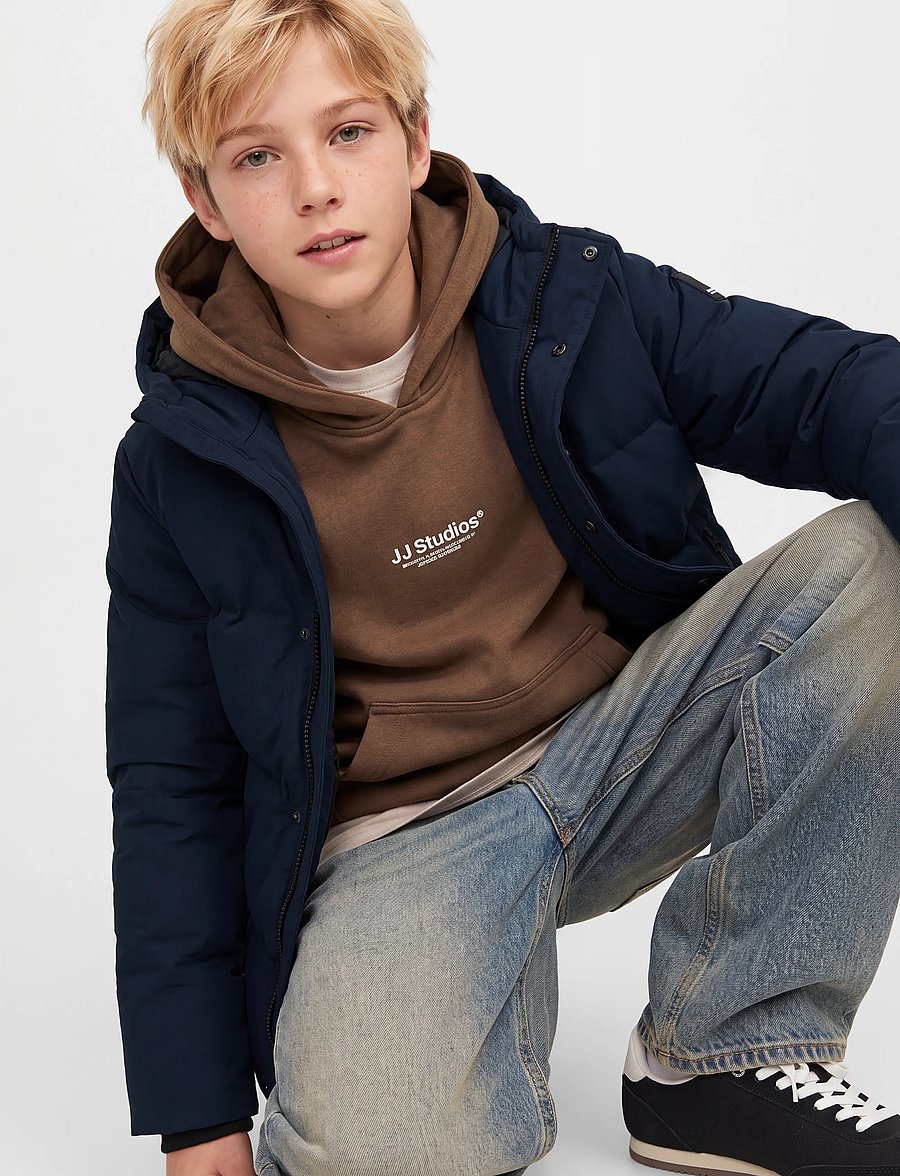 Jack & Jones - JCOTRACE ALPHA PUFFER JACKET JNR - termojackor - sky captain - 5