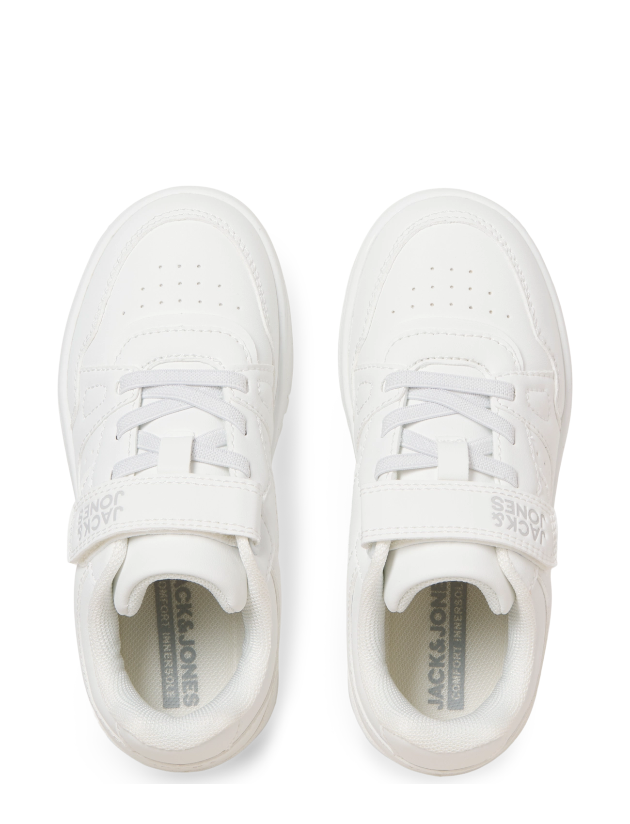 Jack & Jones - JFWNORTH PU LOW SNEAKER MINI - low tops - bright white - 2