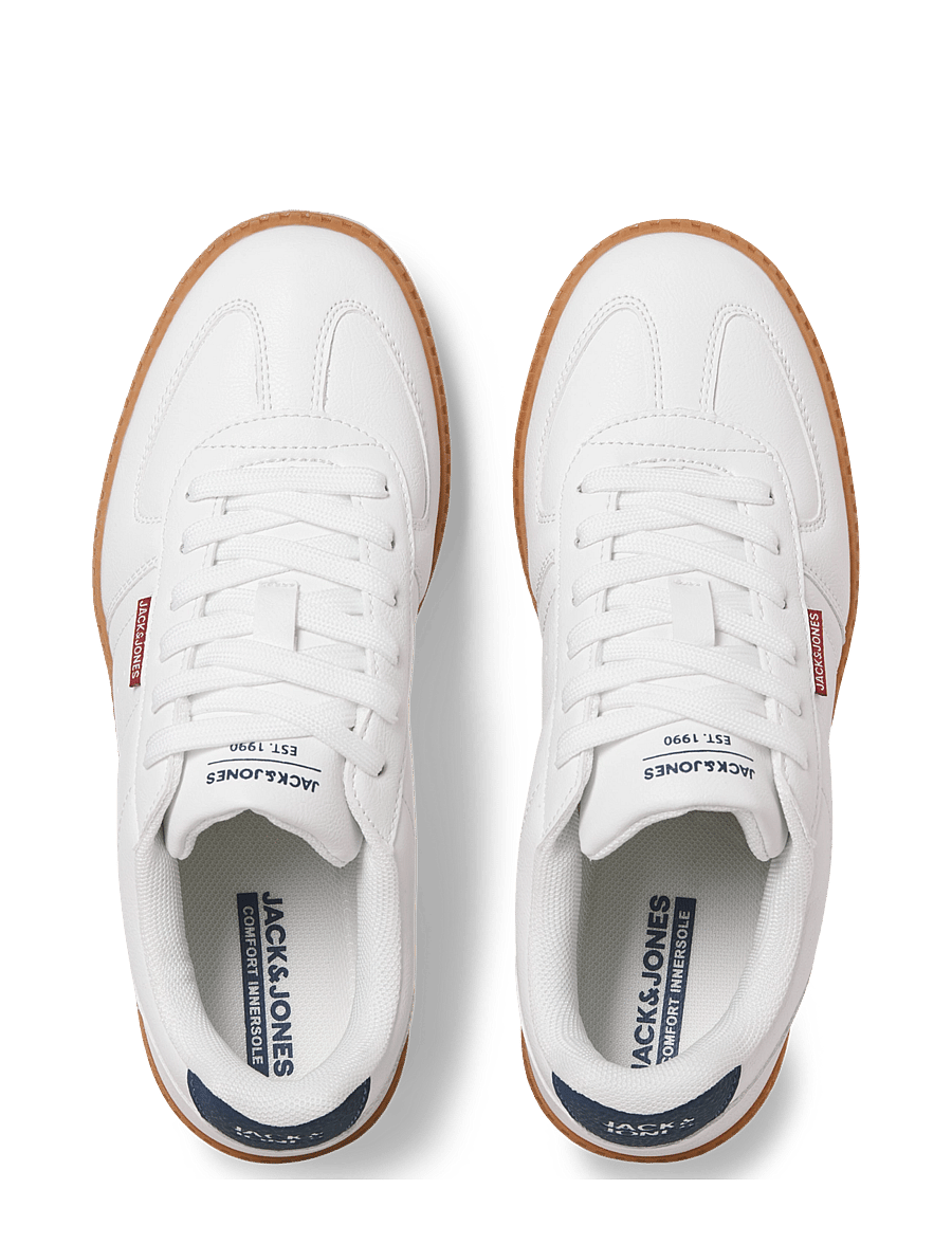Jack & Jones - JFWHYPE PU SNEAKER JNR - low tops - bright white - 2
