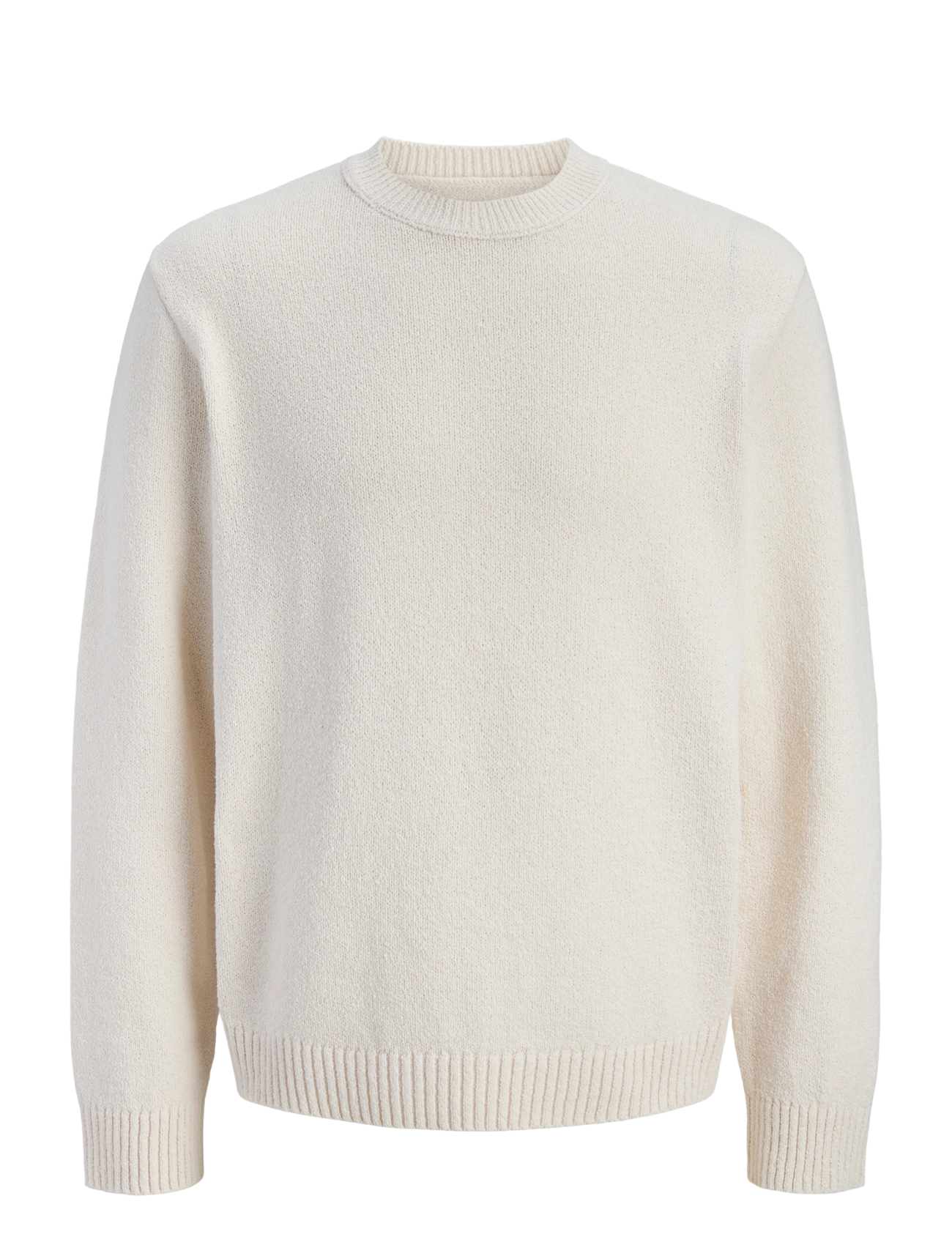Jack & Jones Jornorrebro Catskills Knit Crew Neck Jnr, 176, Knitwear, Creme - Pullovers, Kinder