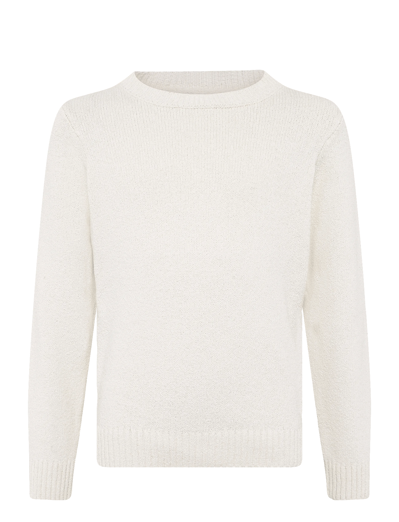 JORNORREBRO CATSKILLS KNIT CREW NECK JNR - SEA SALT