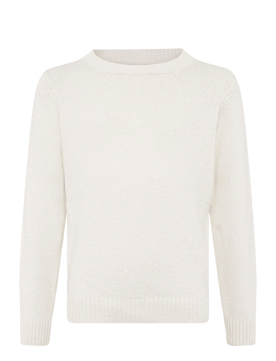 Jack & Jones - JORNORREBRO CATSKILLS KNIT CREW NECK JNR - trøjer - sea salt - 0