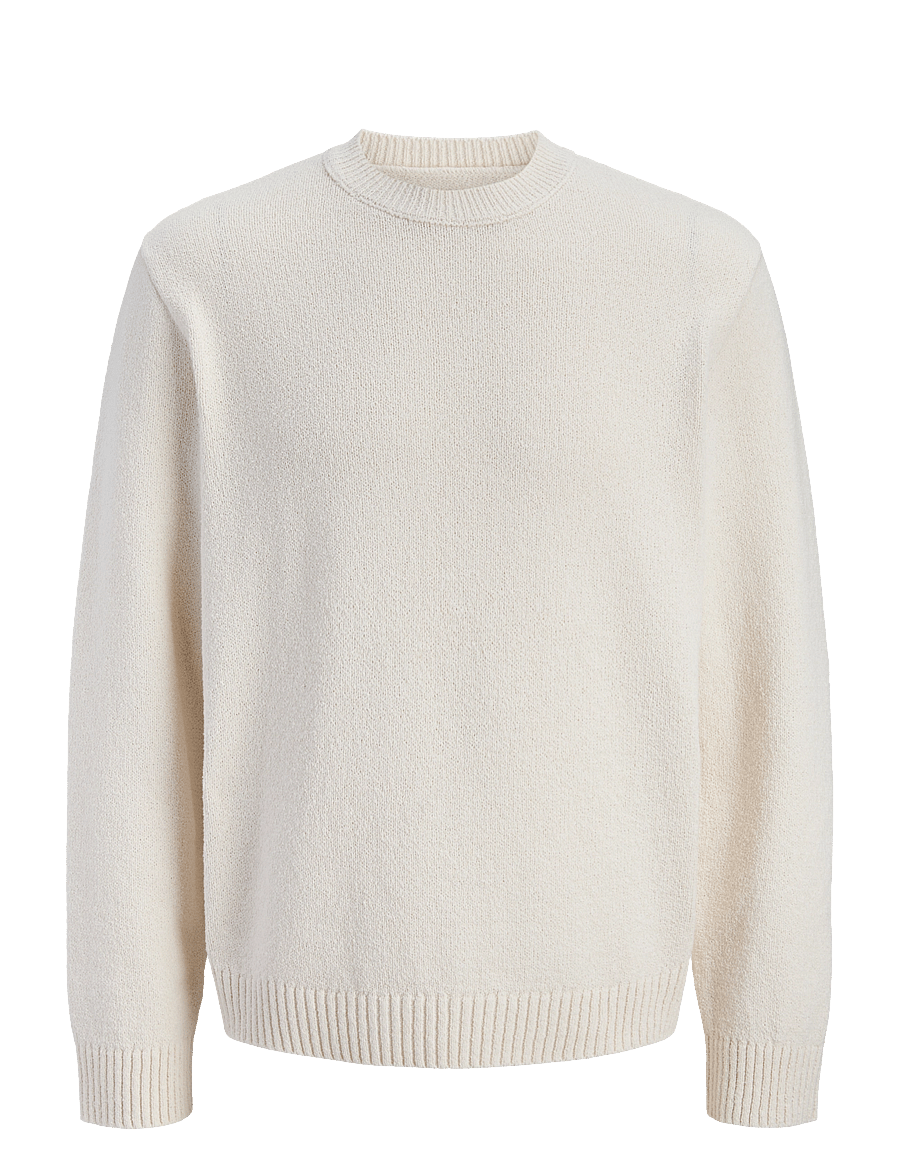 Jack & Jones - JORNORREBRO CATSKILLS KNIT CREW NECK JNR - pullover - sea salt - 0