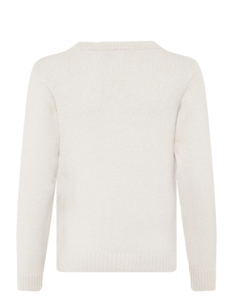 Jack & Jones - JORNORREBRO CATSKILLS KNIT CREW NECK JNR - trøjer - sea salt - 1