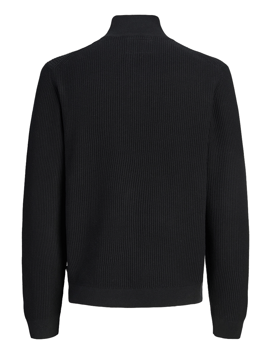 Jack & Jones - JPRBLACONNOR KNIT HALF ZIP JNR - black - 1