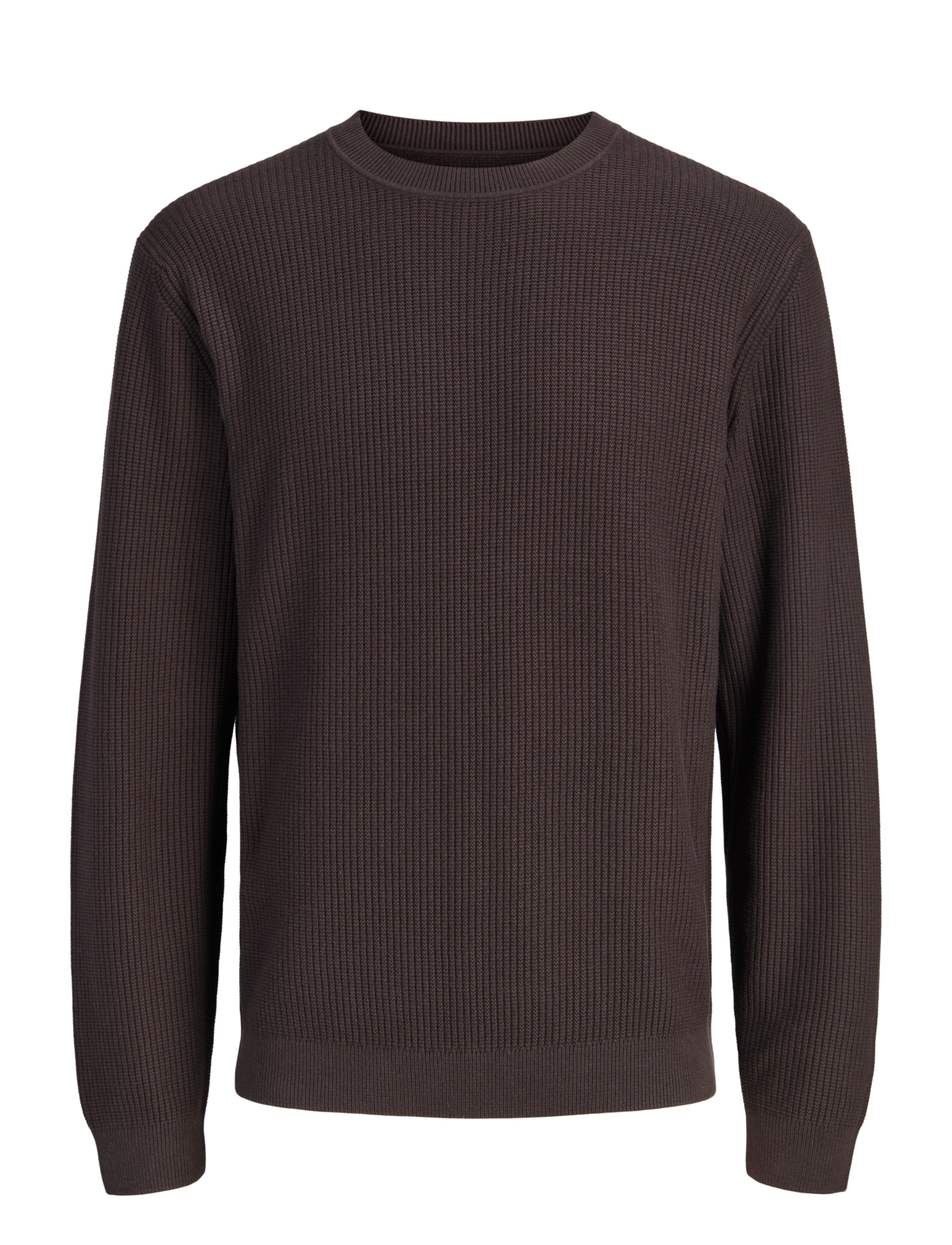 Jack & Jones JPRBLACONNOR KNIT CREW NECK JNR - Teens 140-176 - CHOCOLATE TORTE / brown