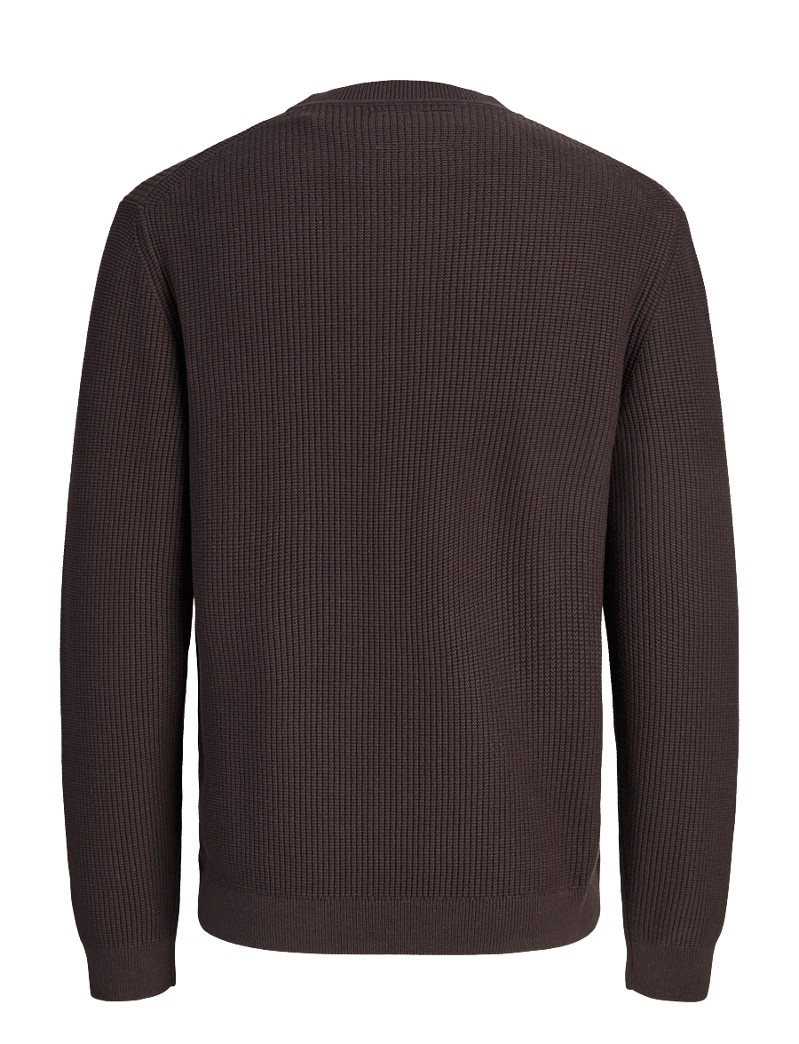 Jack & Jones - JPRBLACONNOR KNIT CREW NECK JNR - chocolate torte - 1