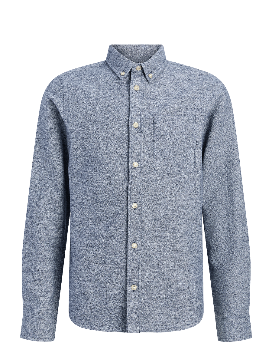 Jack & Jones - JPRBLUHARVEY TWILL SOLID L/S SHIRT JNR - langärmlige hemden - dark navy - 0