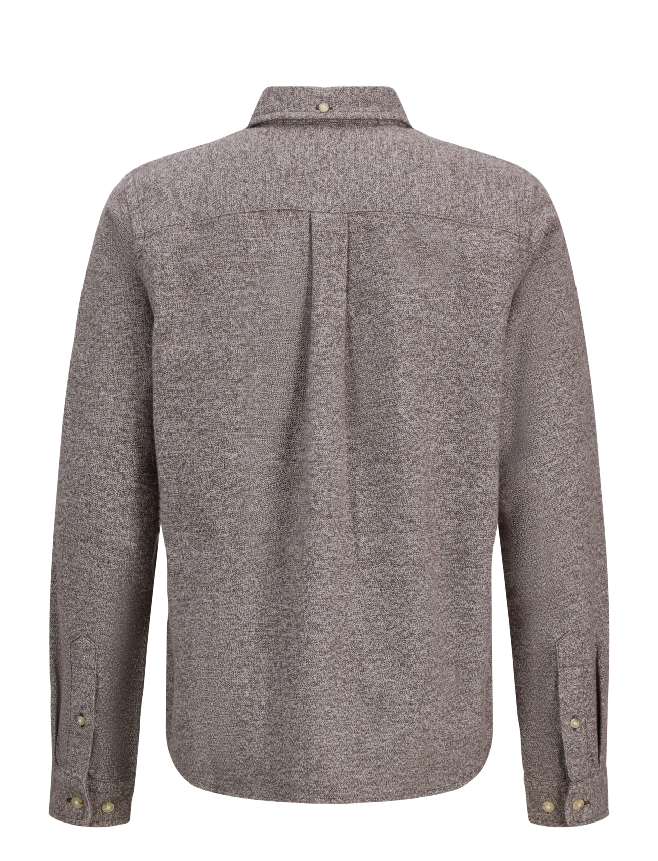 Jack & Jones - JPRBLUHARVEY TWILL SOLID L/S SHIRT JNR - langärmlige hemden - hot fudge - 1