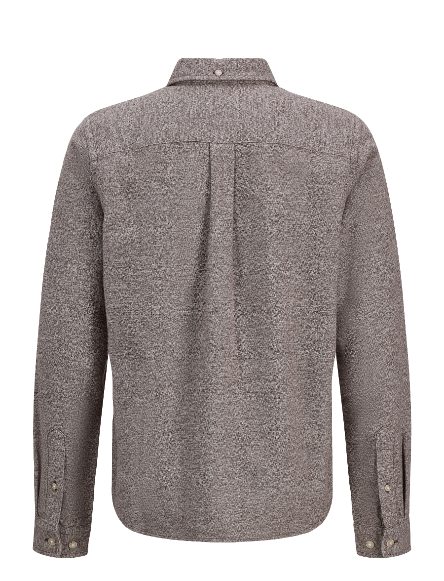 Jack & Jones - JPRBLUHARVEY TWILL SOLID L/S SHIRT JNR - langärmlige hemden - hot fudge - 1