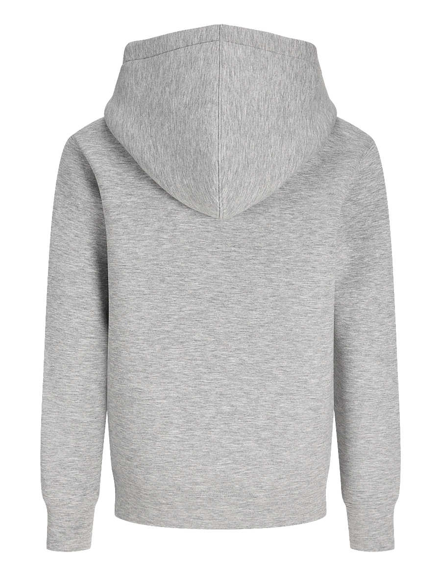 Jack & Jones - JCOLEGACY SWEAT SCUBA ZIP HOOD NOOS JNR - kapuzenpullover - light grey melange - 2