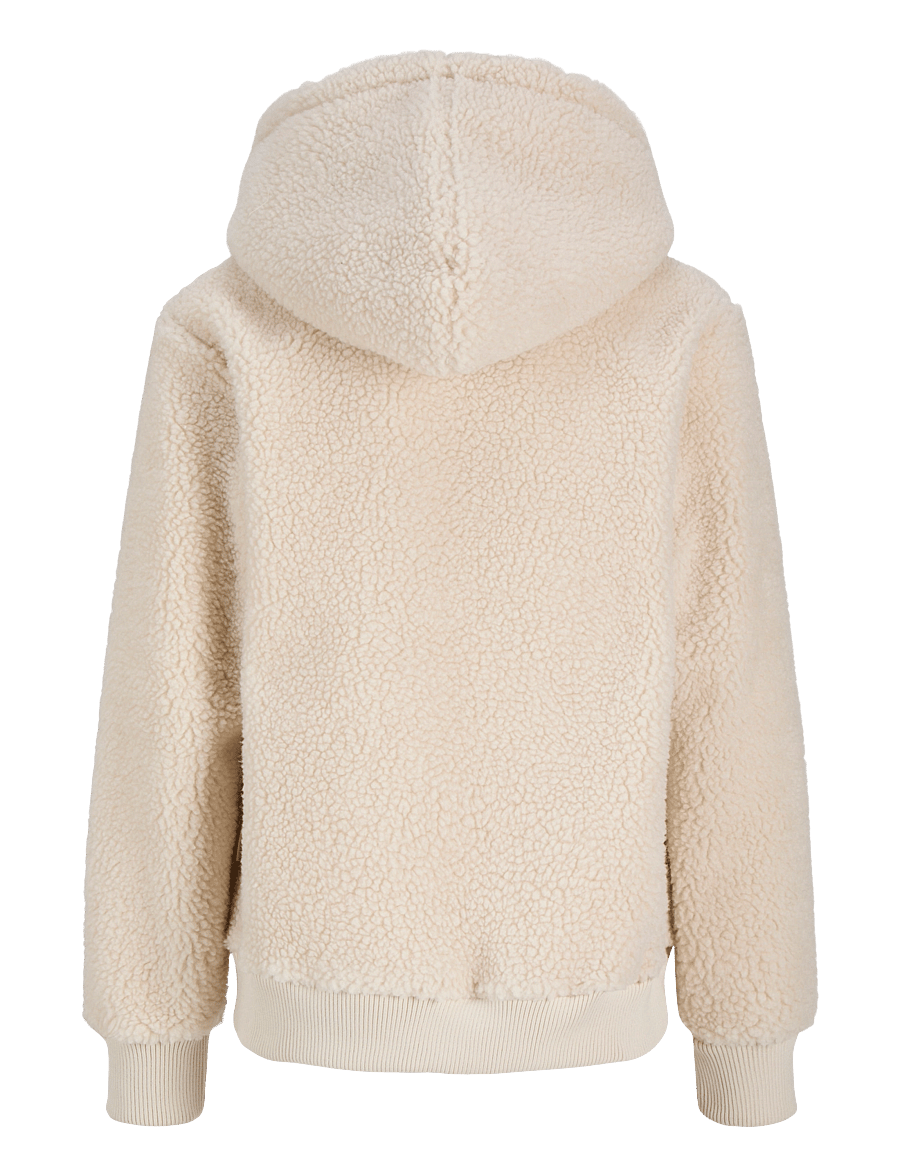 Jack & Jones - JORNORREBRO EMB TEDDY SWEAT HOOD JNR - oatmeal - 1