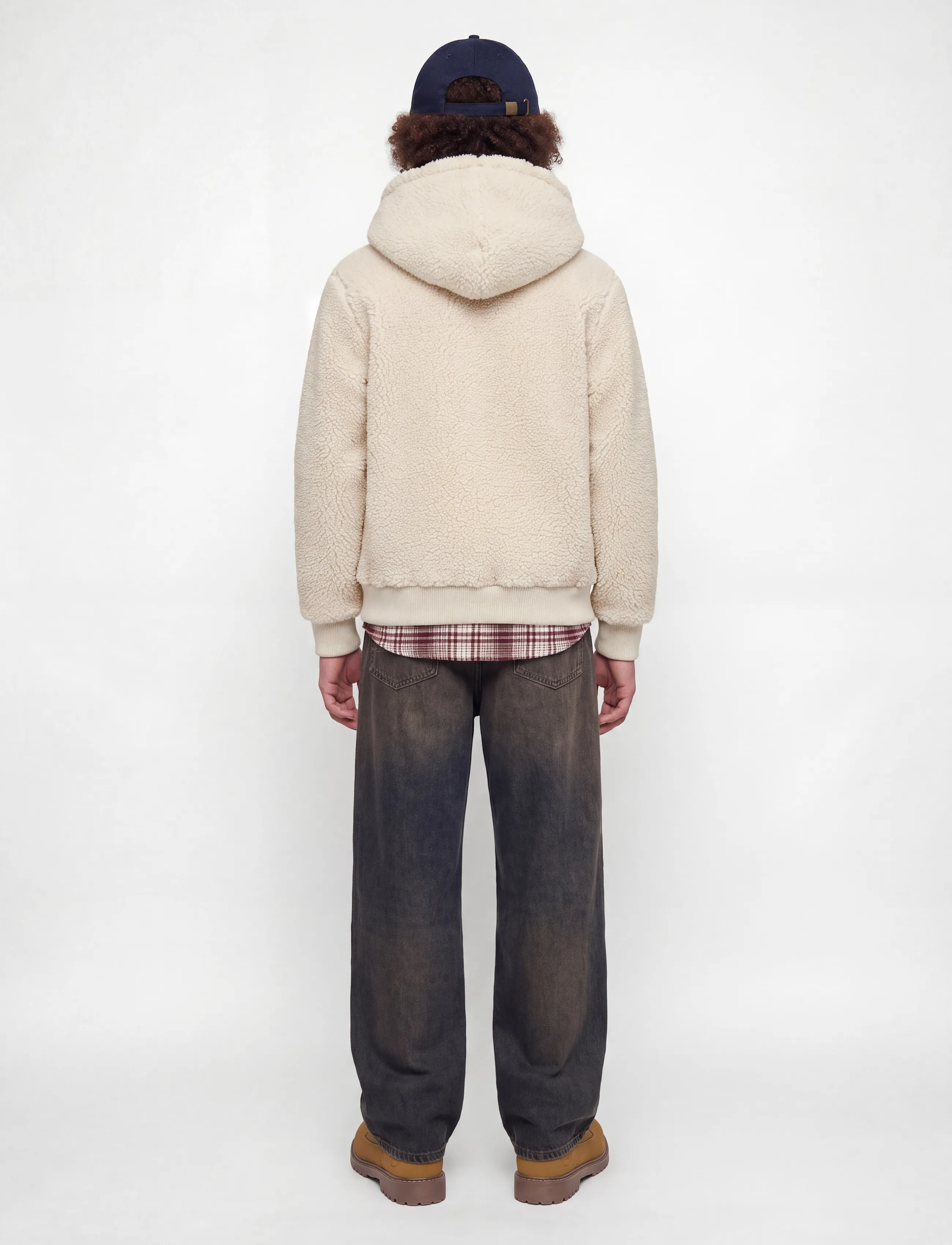 Jack & Jones - JORNORREBRO EMB TEDDY SWEAT HOOD JNR - dressipluusid - oatmeal - 4