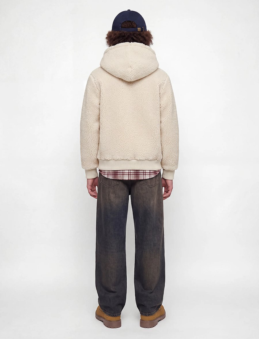 Jack & Jones - JORNORREBRO EMB TEDDY SWEAT HOOD JNR - dressipluusid - oatmeal - 4
